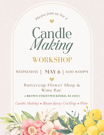 Candle Making Workshop