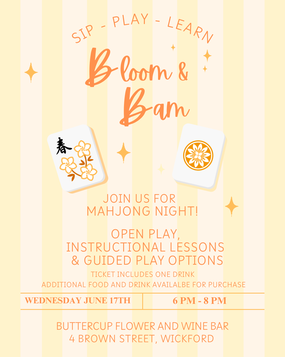 Mahjong night at Buttercup