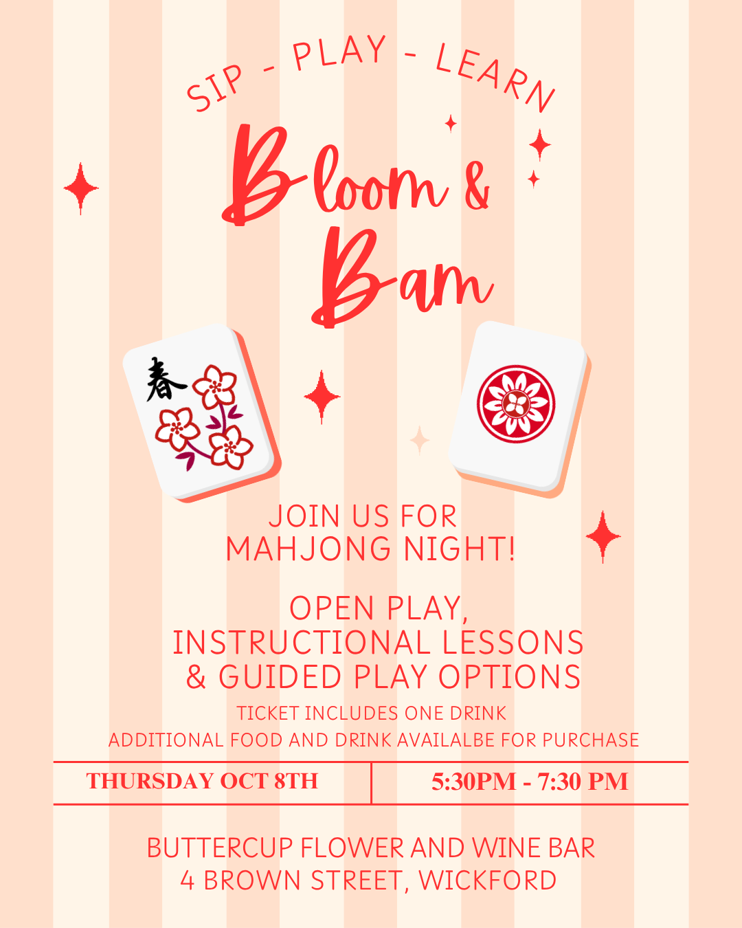 Mahjong night at Buttercup