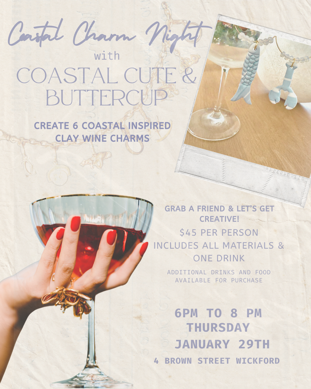 Coastal Charm Wine Night