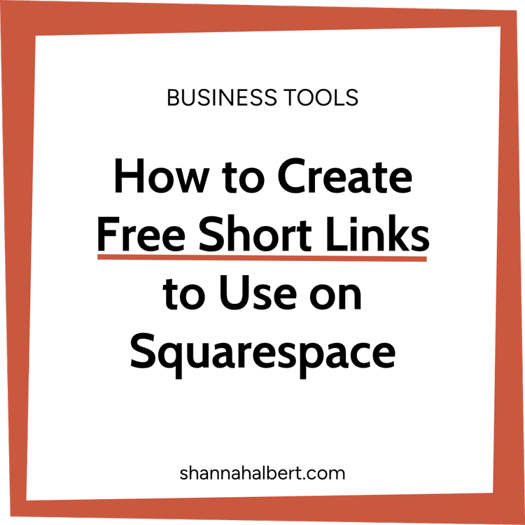 How to Create Free Short Links to Use on Squarespace
