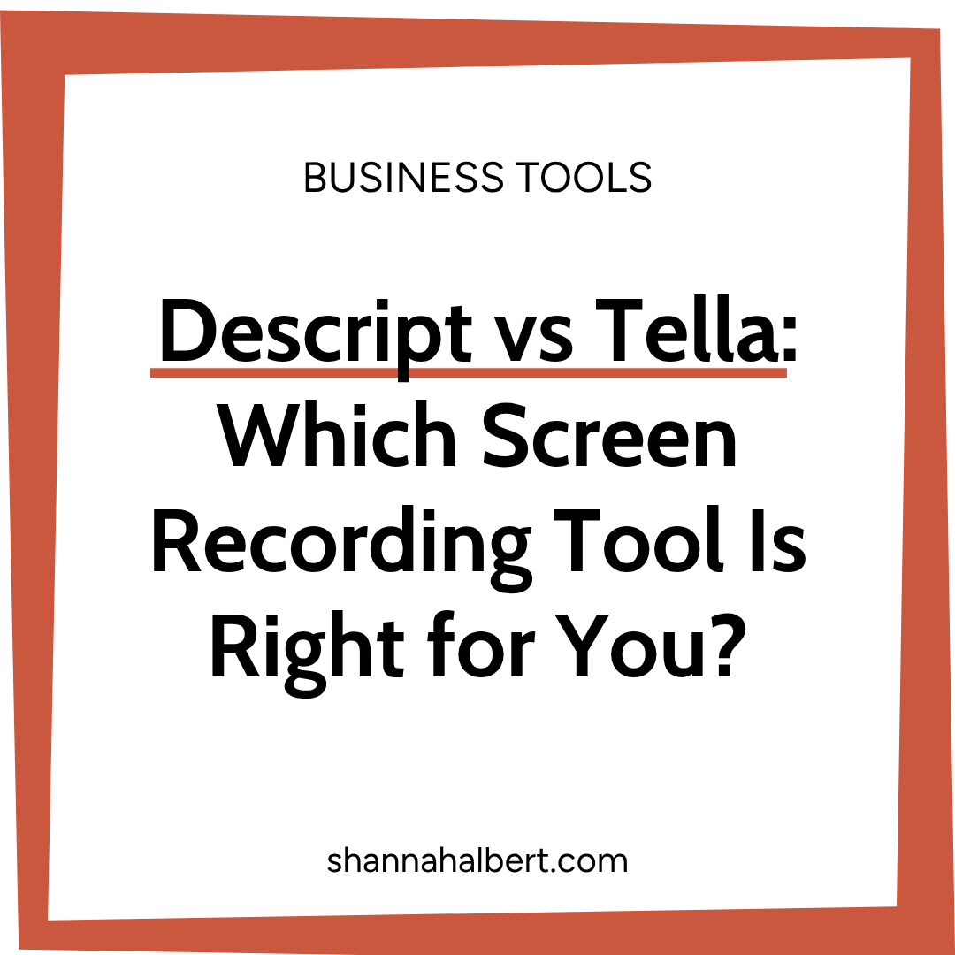 Tella vs Descript: Which Screen Recording Tool Is Right for You?
