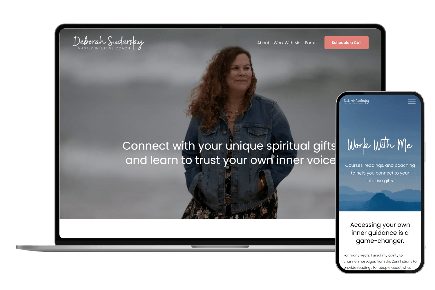 Deborah Sudarsky Website Mock Up