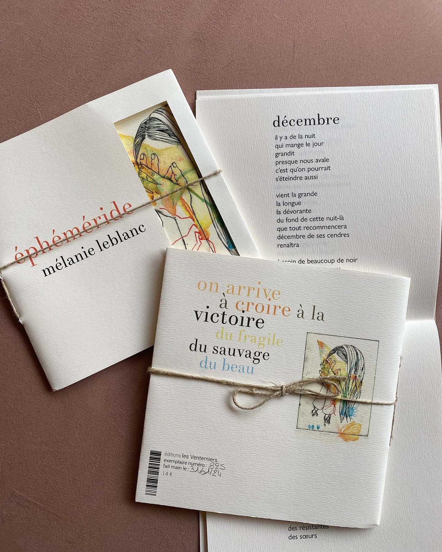 D&eacute;cembre 
&ldquo;Il y a de la nuit&hellip;

Eph&eacute;m&eacute;ride de M&eacute;lanie Leblanc 

@melanie___leblanc aux &Eacute;ditions Les Venterniers @les_venterniers Enchantement &agrave; trouver &agrave; la Maison Galerie &agrave; Gerberoy