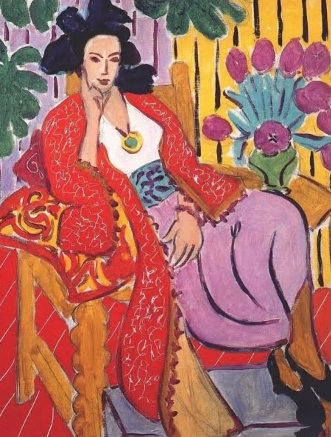 Hommage &agrave; Henri Matisse &laquo;&nbsp;La dame au kimono&nbsp;&raquo;, 1937.
Inspiration libre du v&ecirc;tement, magie et surprises des couleurs et textures de l&rsquo;&eacute;mail apr&egrave;s la cuisson ✨✨✨
#faience #v&ecirc;tementsiconiques 