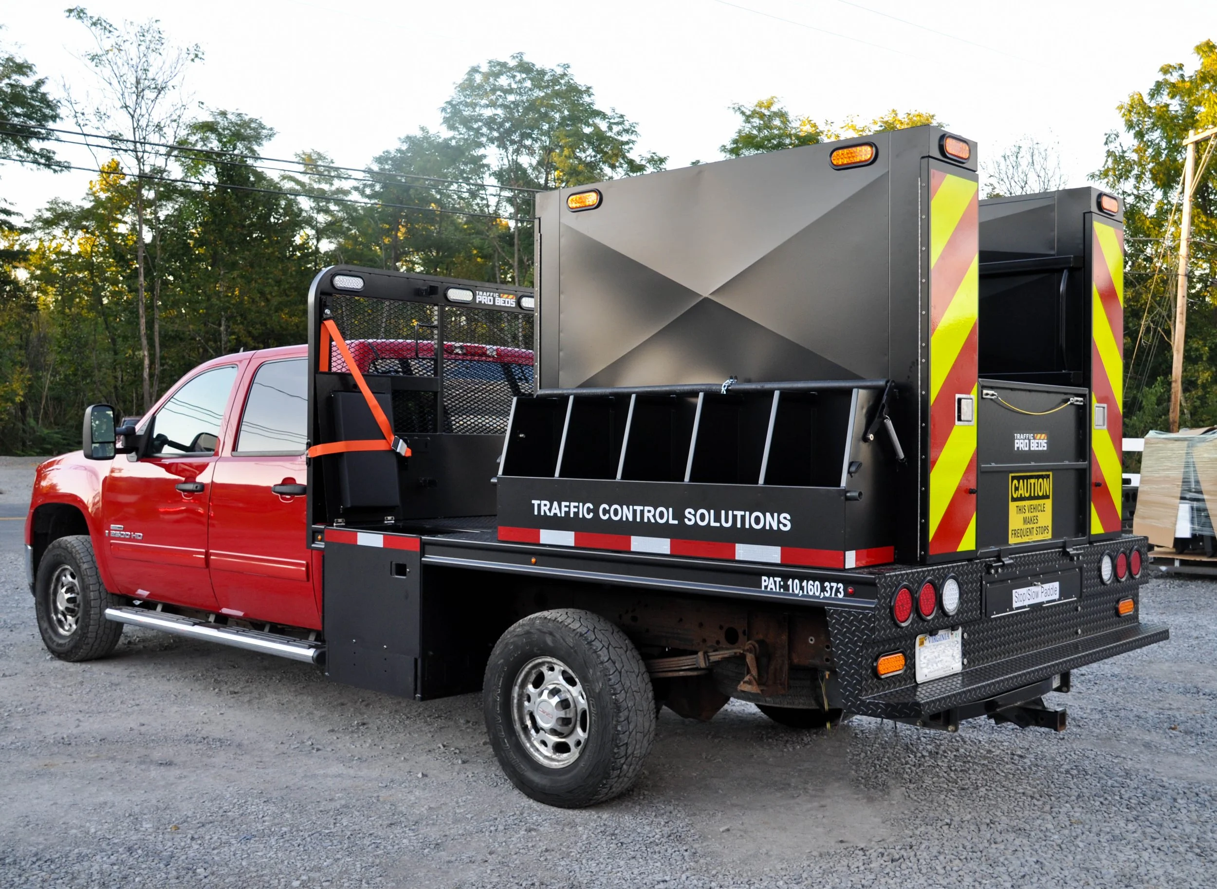 Traffic Pro Bed Cone Truck Bodies — Traffic Control Trucks