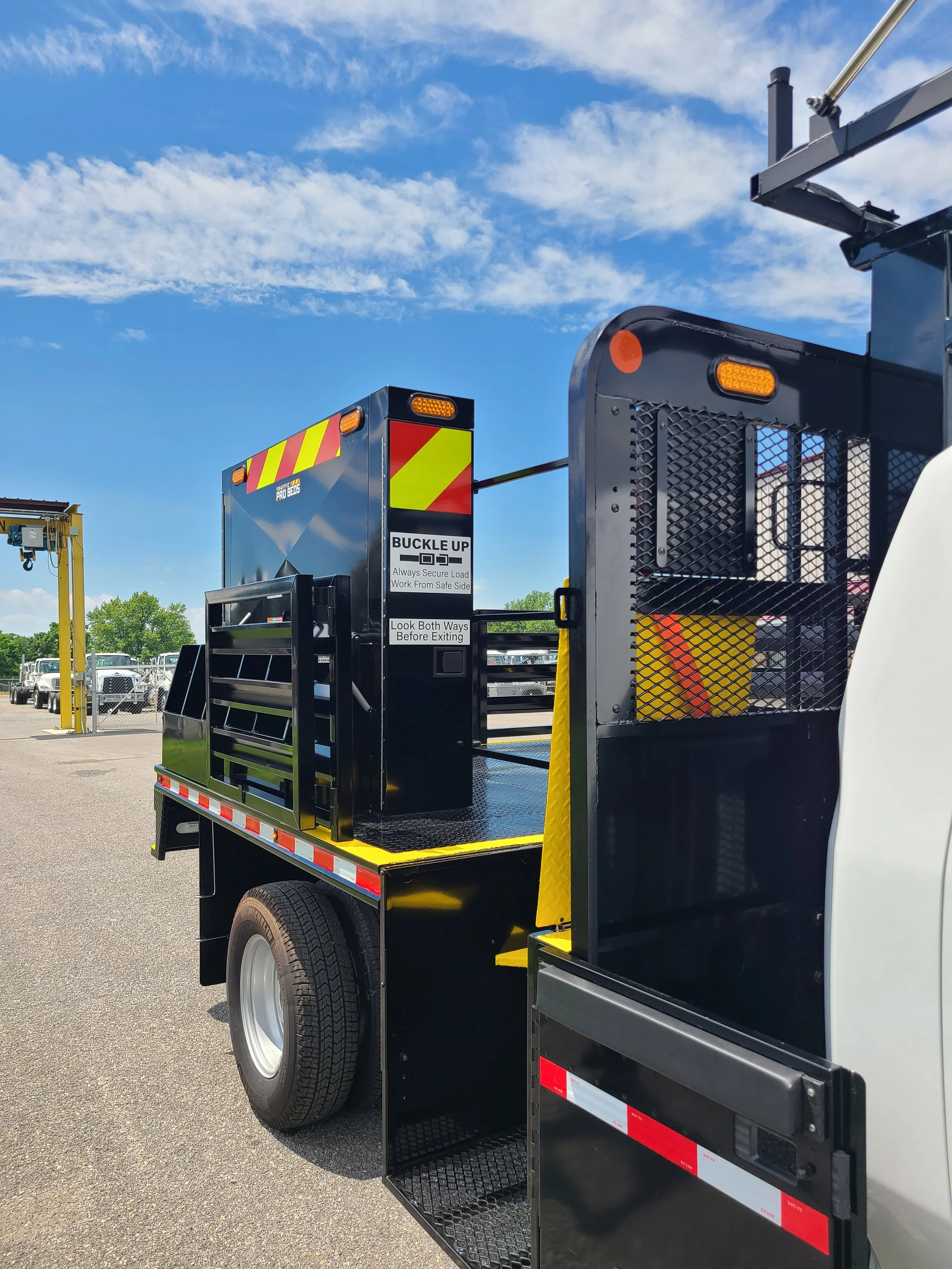 Traffic Pro Bed Cone Truck Bodies — Traffic Control Trucks