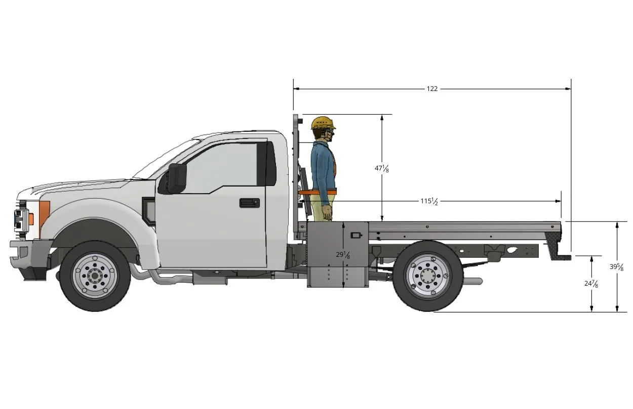 Traffic Pro Bed Cone Truck Bodies — Traffic Control Trucks