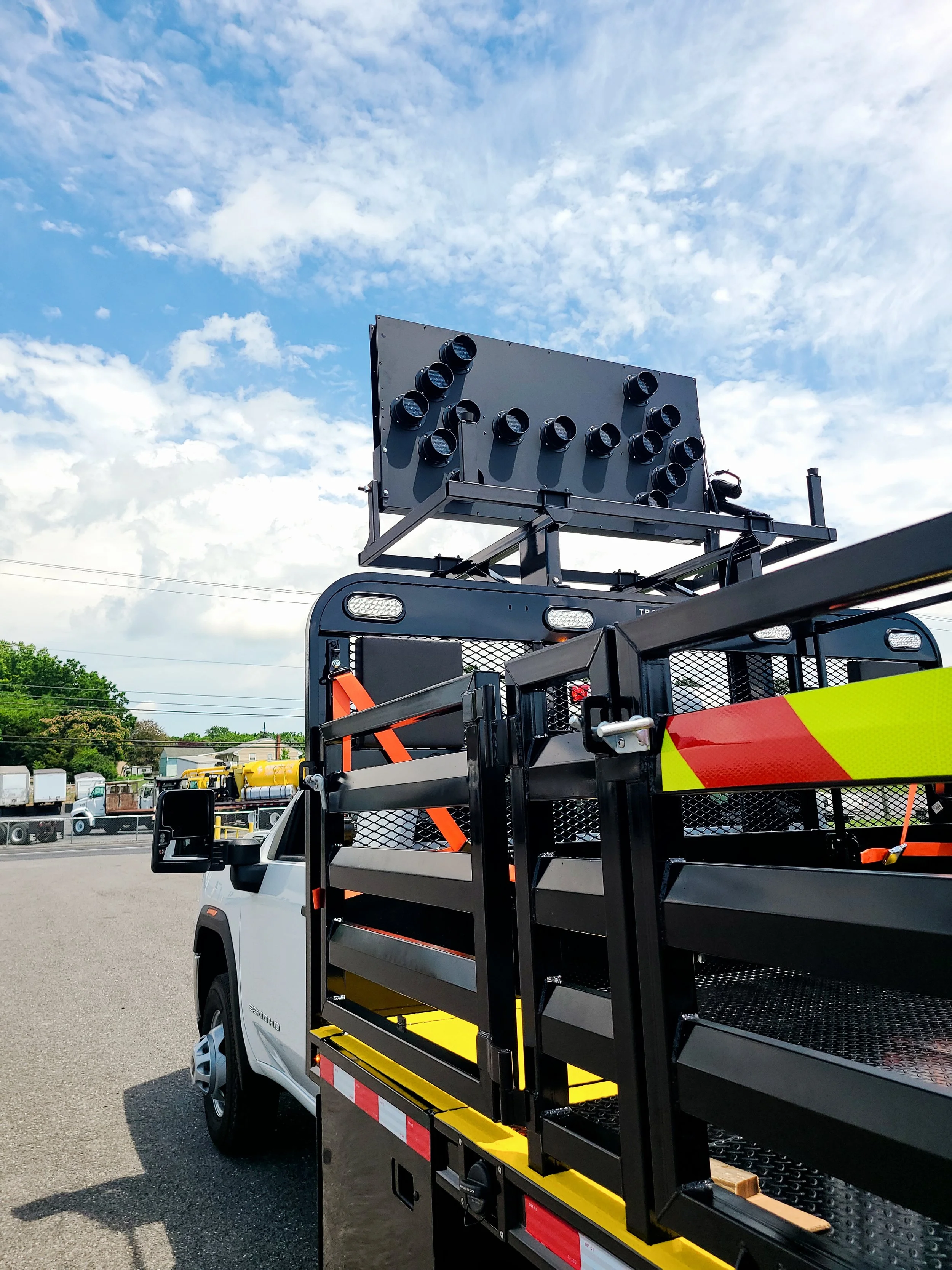 Traffic Pro Bed Cone Truck Bodies — Traffic Control Trucks