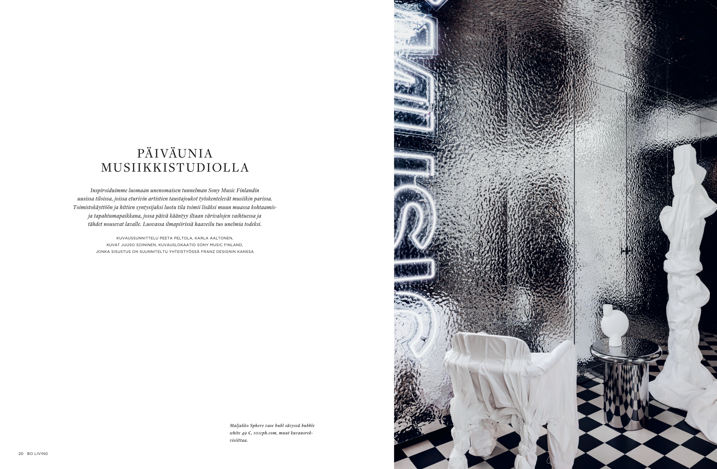Bo Living Peeta Peltola Sony Music Finland