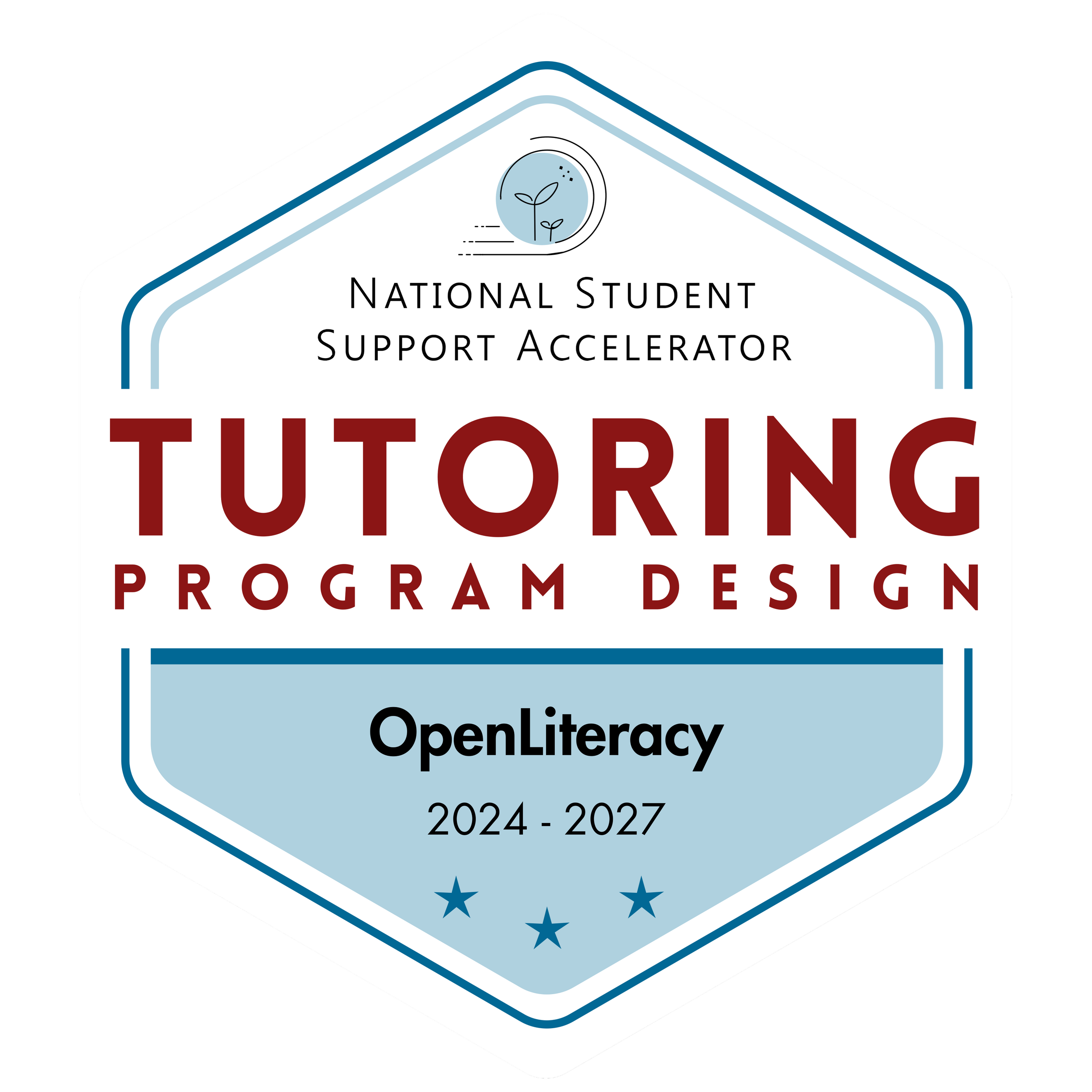 NSSA Design Badge OpenLiteracy Awarded 2024, Expires 2027