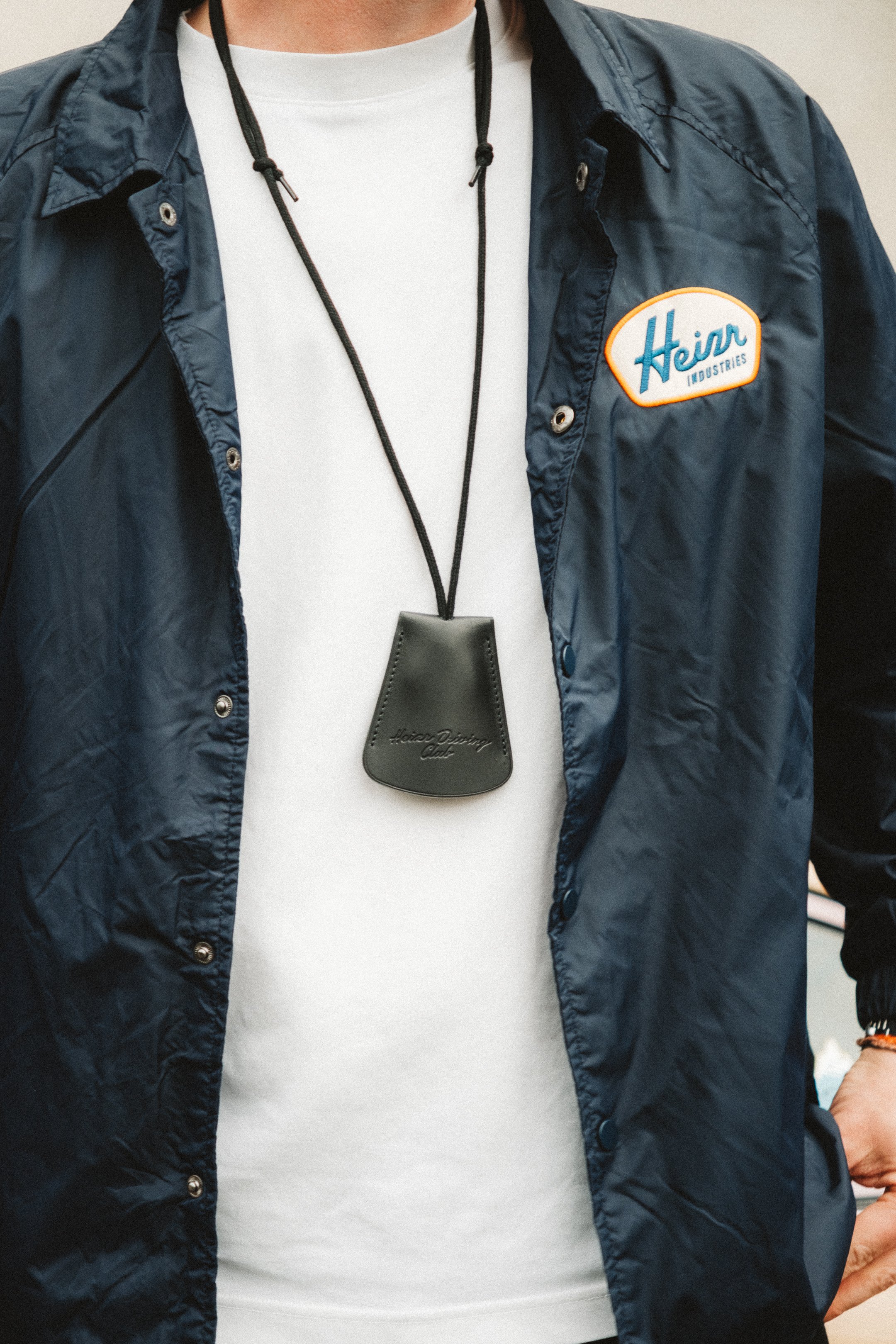 HEIZR Club leather key fob