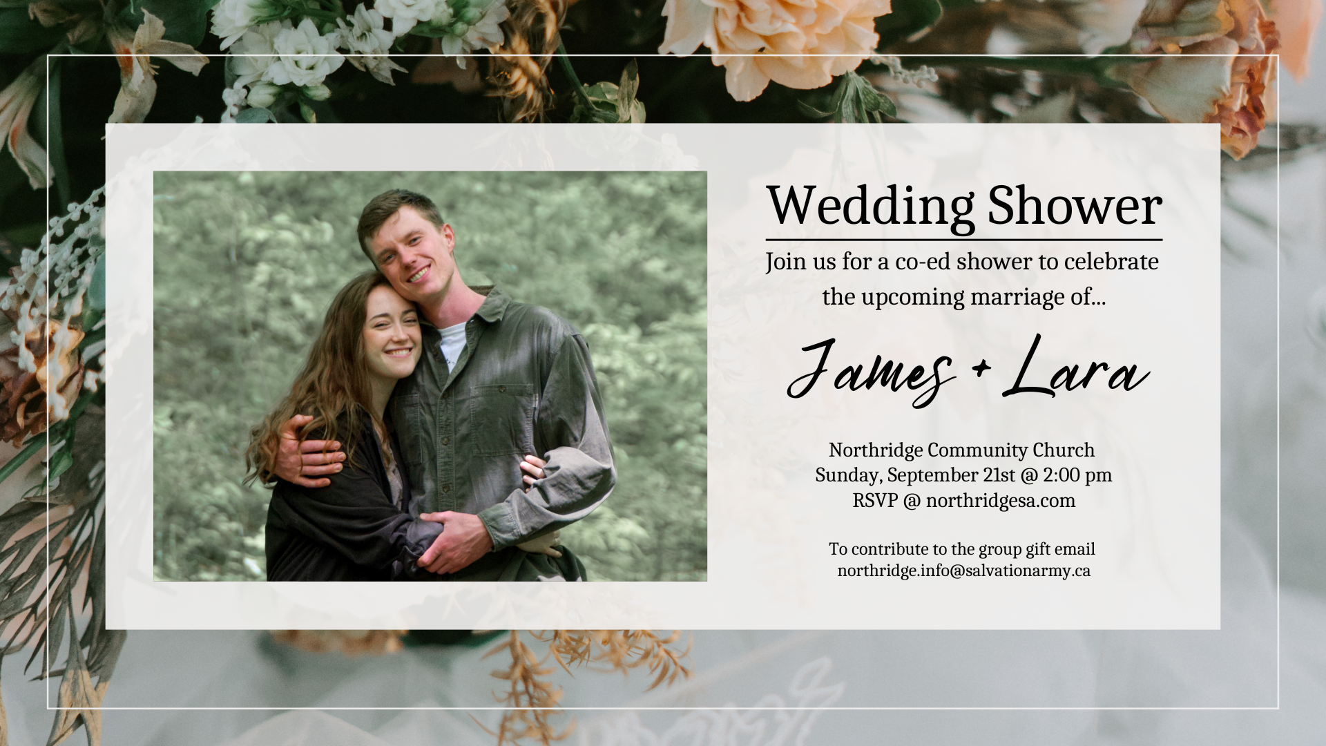 Co-Ed Wedding Shower | James + Lara