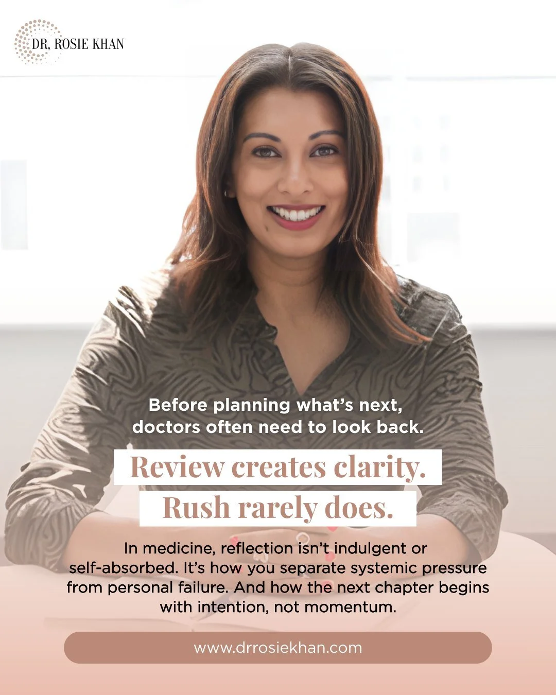 January energy fades quickly.

The pressure to reinvent yourself softens. That makes this a useful moment to pause.

Before deciding what&rsquo;s next, many NHS doctors need to look back.

At the work that drained them.

The roles and expectations th