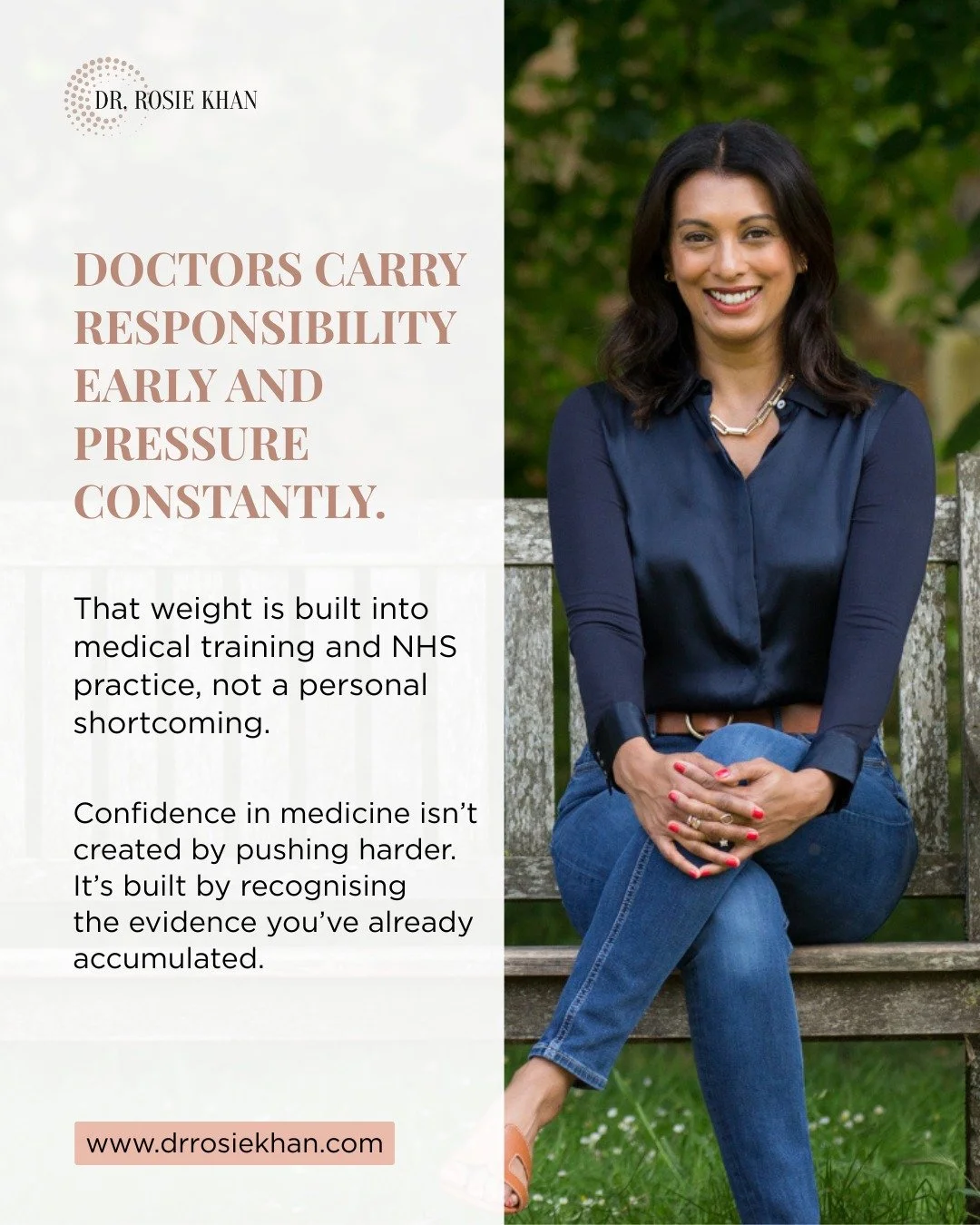 Always moving on to what&rsquo;s next.

The next exam. The next rota. The next role.
Pause for a moment and look at what you&rsquo;ve already carried.

Early responsibility. High-stakes decisions. Long periods of functioning under sustained pressure.