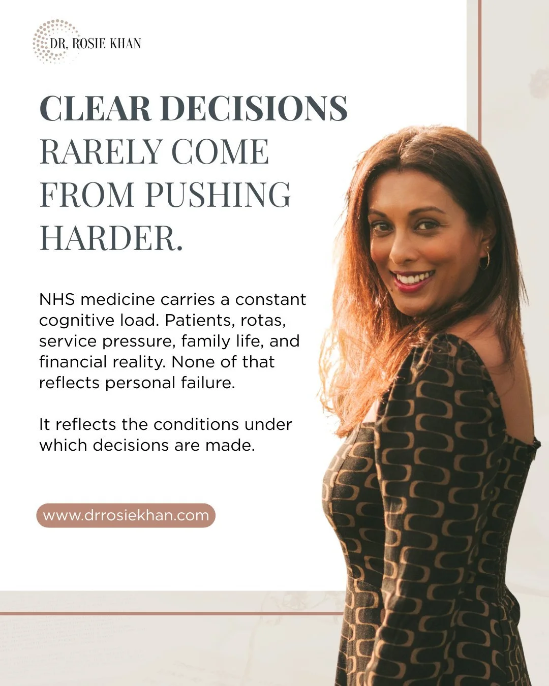 Clear decisions in medicine don&rsquo;t come from pushing harder. They come from having space to think. 🧠

A lot of doctors notice this late at night, when they&rsquo;re lying awake and going over small decisions that suddenly feel much heavier than