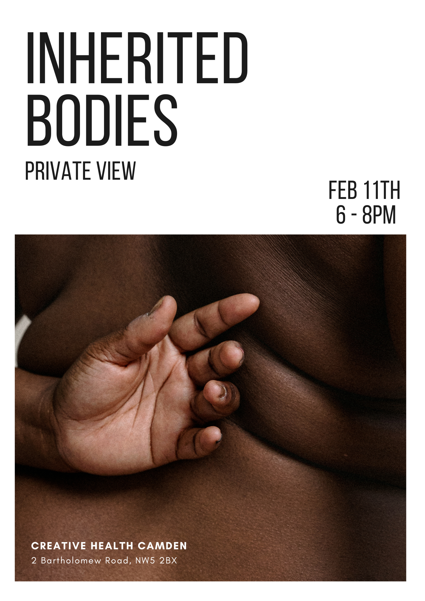 INHERITED BODIES: SEMI RETROSPECTIVE EXHIBITION AT CREATIVE HEALTH CAMDEN