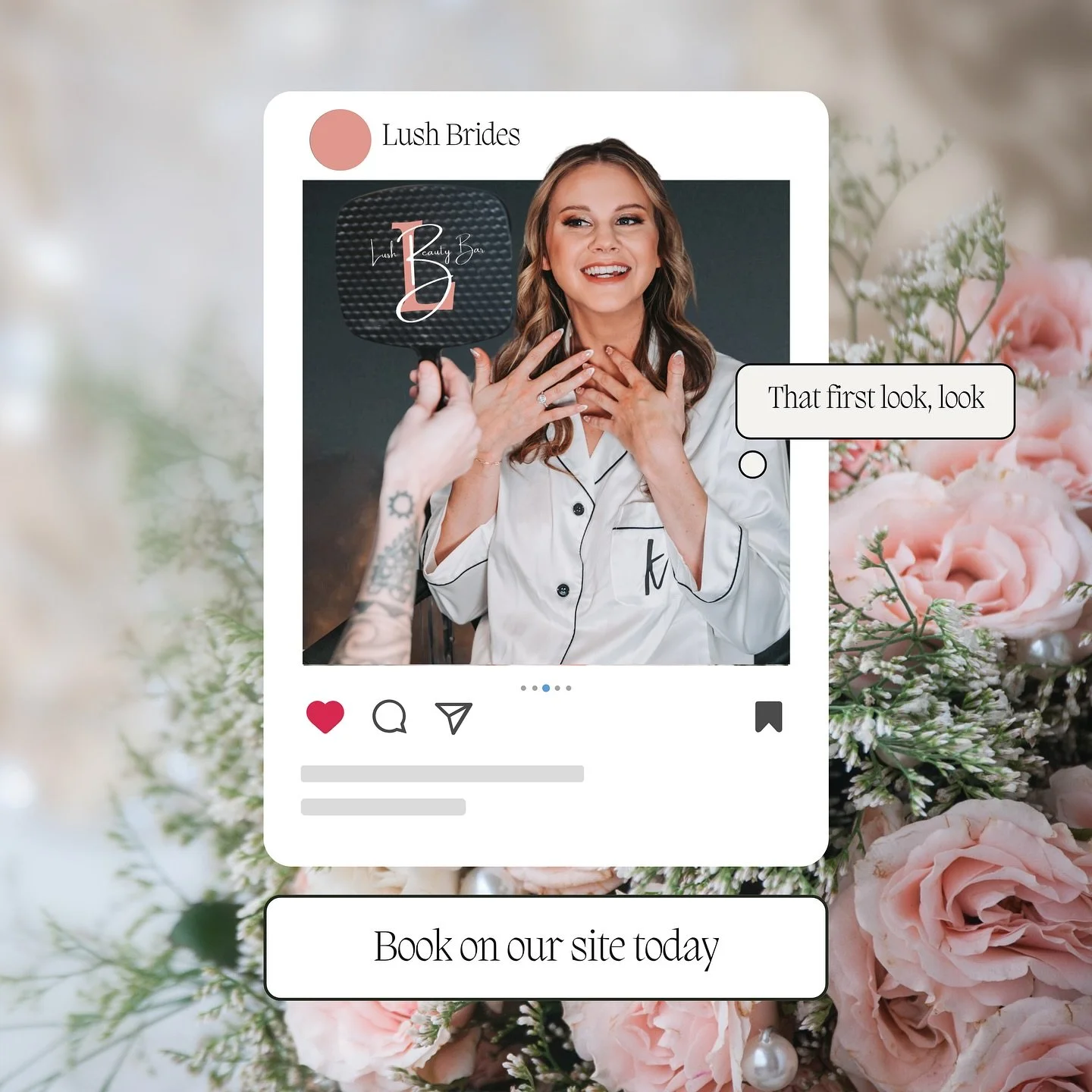 The reaction says it all! 😍 Seeing our bride fall in love with her look is why we do what we do. Ready to feel this magic on your big day? DM us to book your wedding glam now! ✨ #BridalBeauty #WeddingMakeup #georgiamakeupartist #georgiabrides