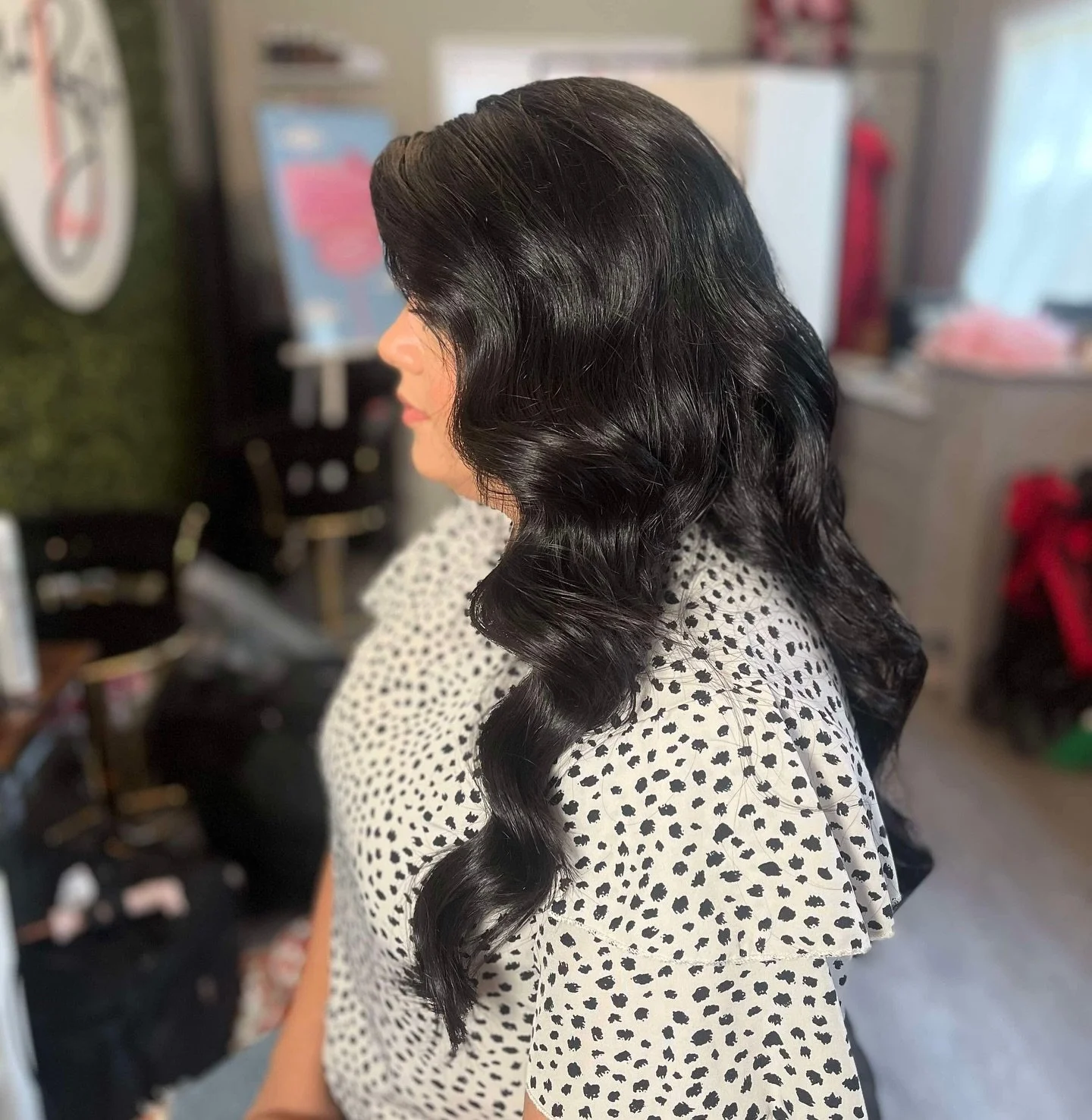 Lovely glam waves by @mirafromlush 🌊