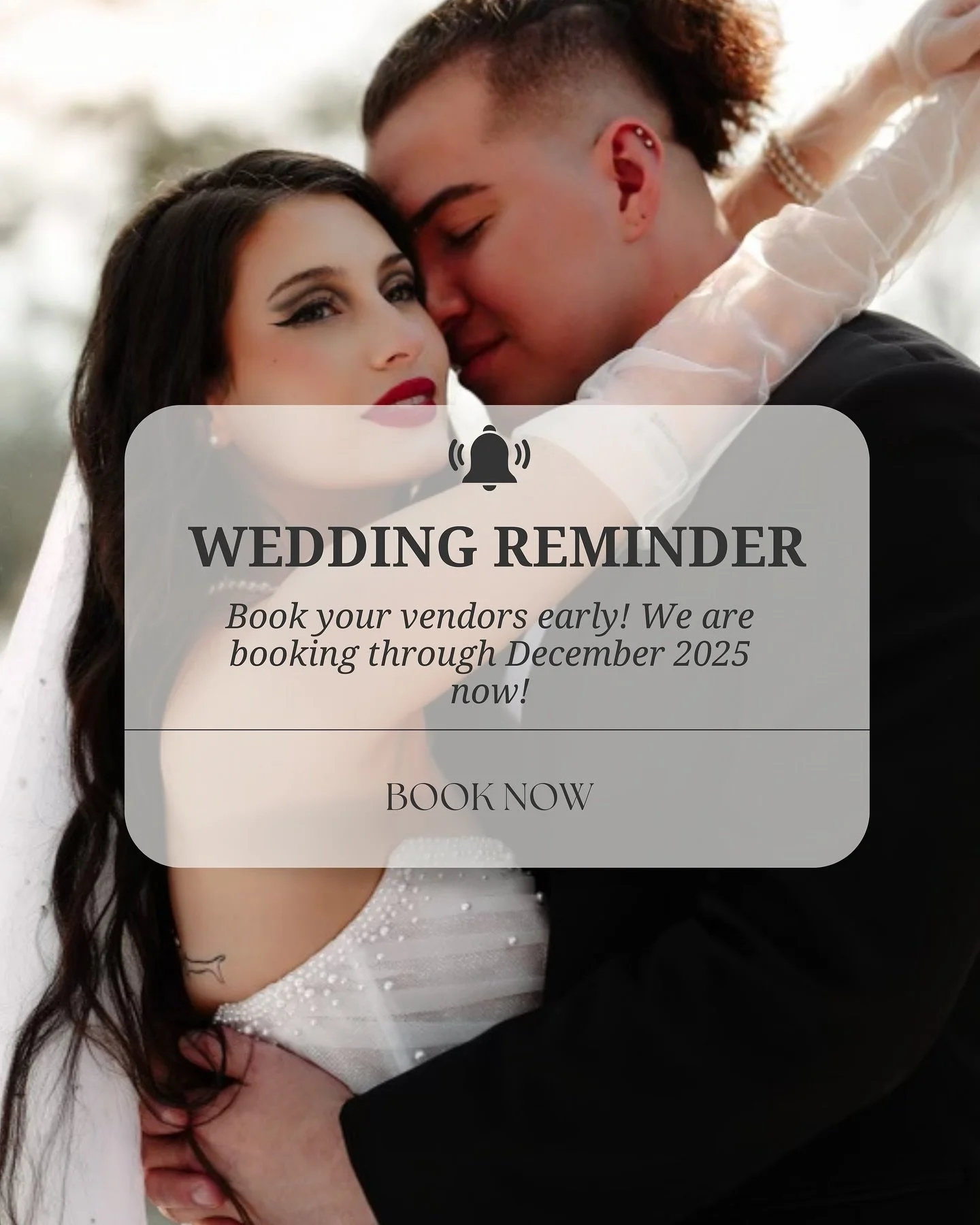 Brides-to-be, your wedding day is one of the most important days of your life, and booking your hair and makeup early ensures you get the flawless look you&rsquo;ve always dreamed of. ✨ Secure your date with us now and let us create the perfect brida