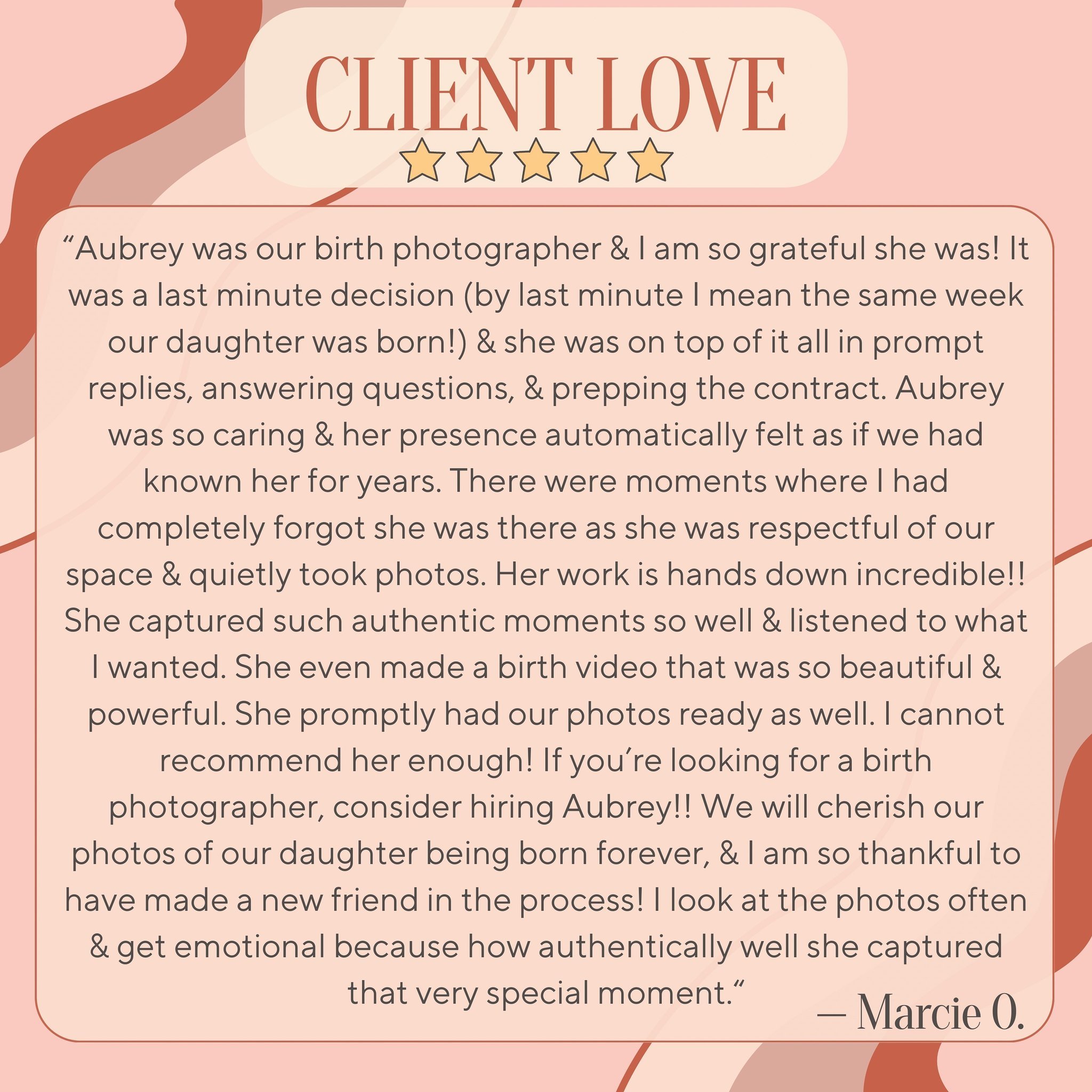 ☀️Thank you to my clients who take the time to leave a review! This was such a fun and amazing birth to witness!