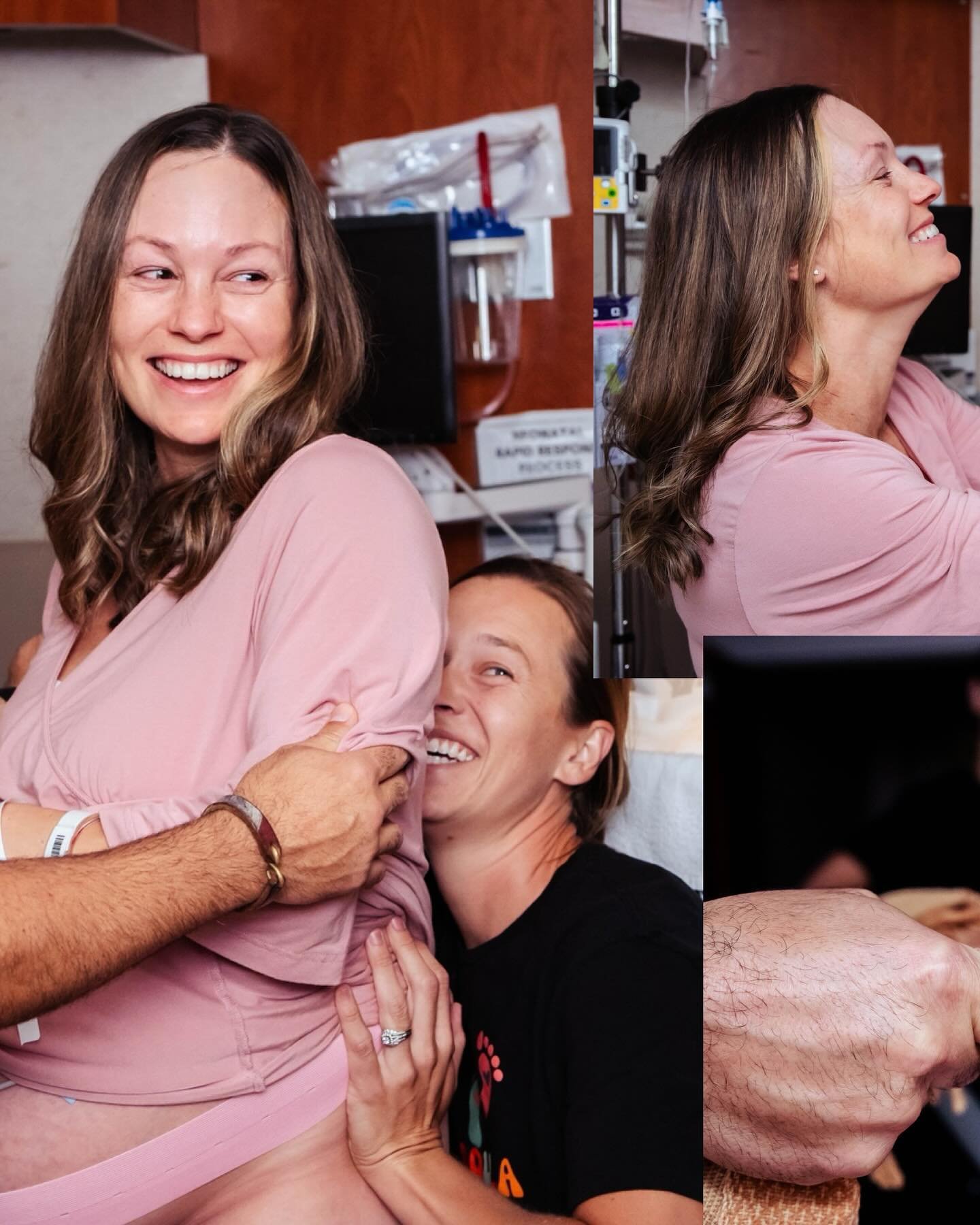 This was such a joyful birth! There was so much laughter and excitement after waters broke and things got much more intense. Moments during transition of, &ldquo;I&rsquo;m so happy this is happening!&rdquo; or &ldquo;I can&rsquo;t wait to meet them!&