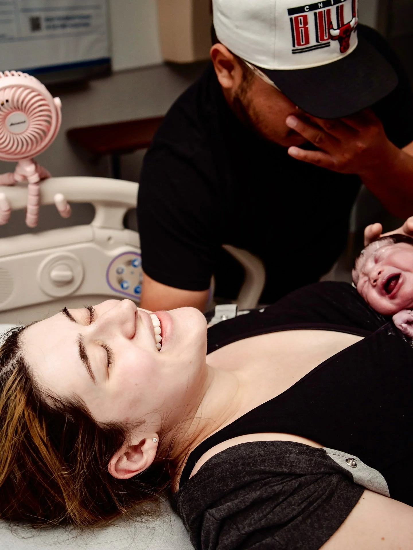 That moment you realize you did it✨ #unmedicatedbirth