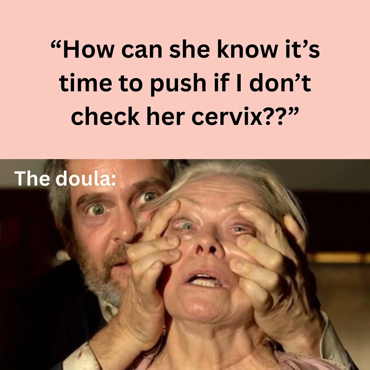 Look, there is certainly a time and place for a cervical check to confirm a patient is complete. But l&rsquo;ve had so many medical providers insist on checking when a client 1) is continuously declining and 2) is insistent that they need to push/act