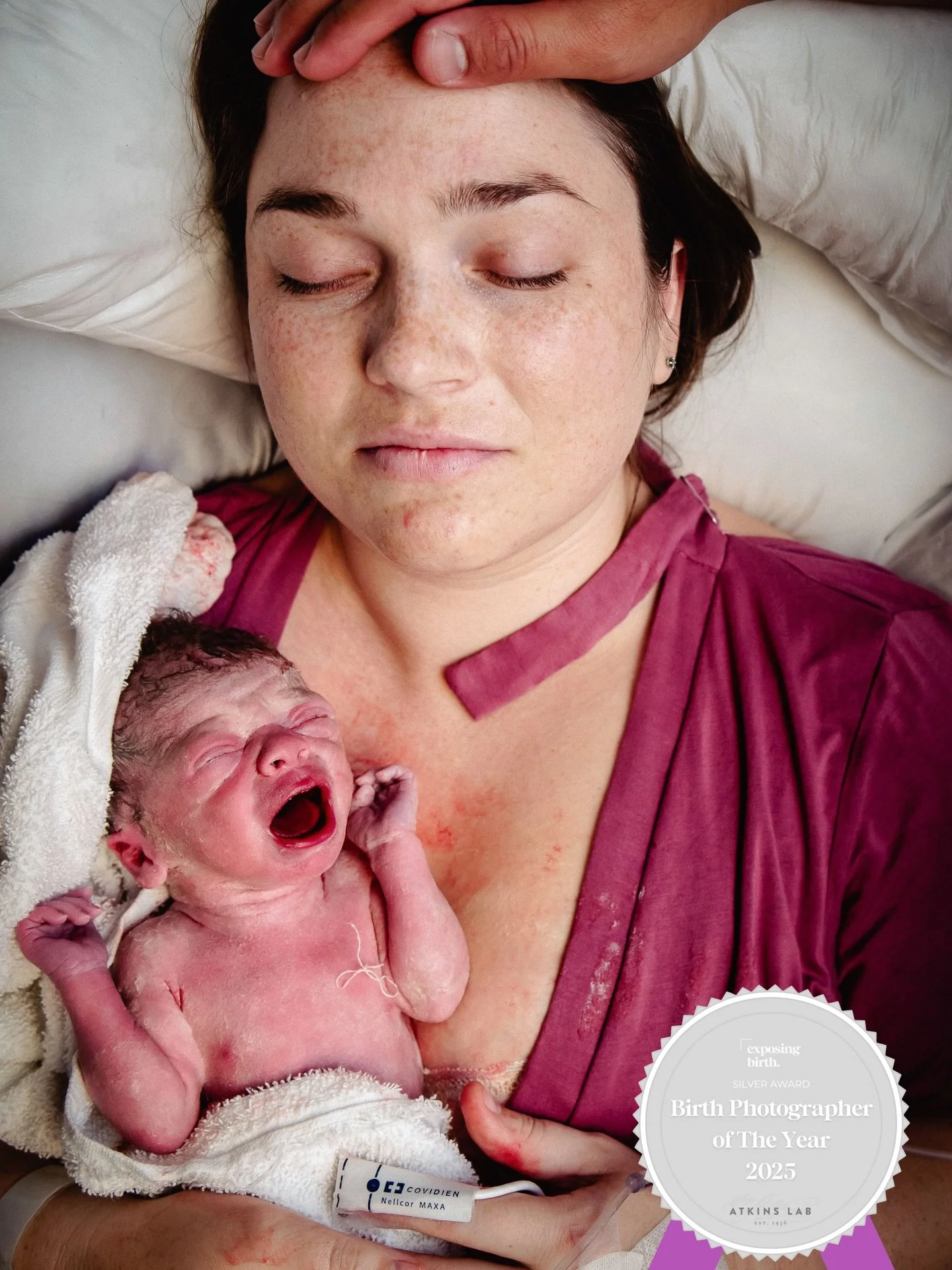 🏆Their First Embrace Before Their First Goodbye: Baby is Going to the NICU.🏆 The smallest baby of the births I attended in 2025. Such a strong baby and mom!