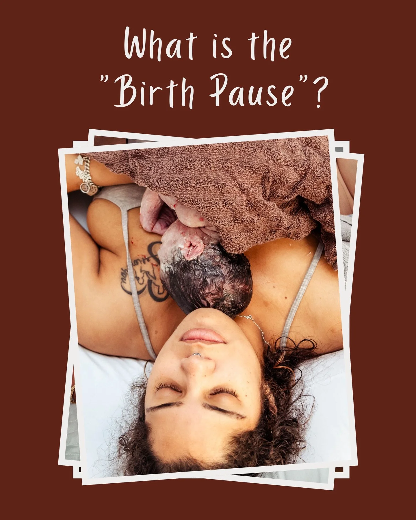 Have you experienced or witnessed a &ldquo;birth pause&rdquo;? Birth is so instinctual. It&rsquo;s amazing getting to witness and support the physiological process rather than interrupt it. ✨