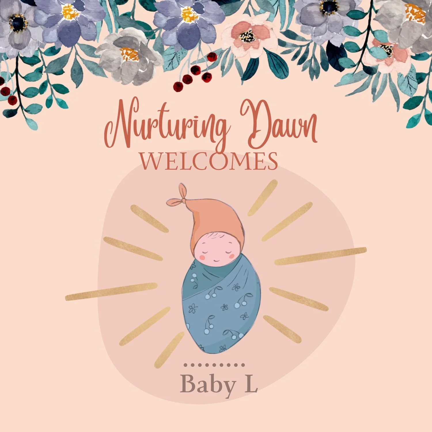 This third time mom wanted to experience an unmedicated birth and she FREAKING DID! 🎉