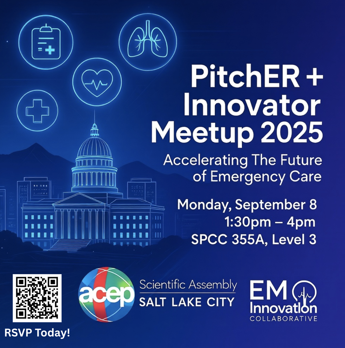 Innovator Meetup + PitchER @ACEP25