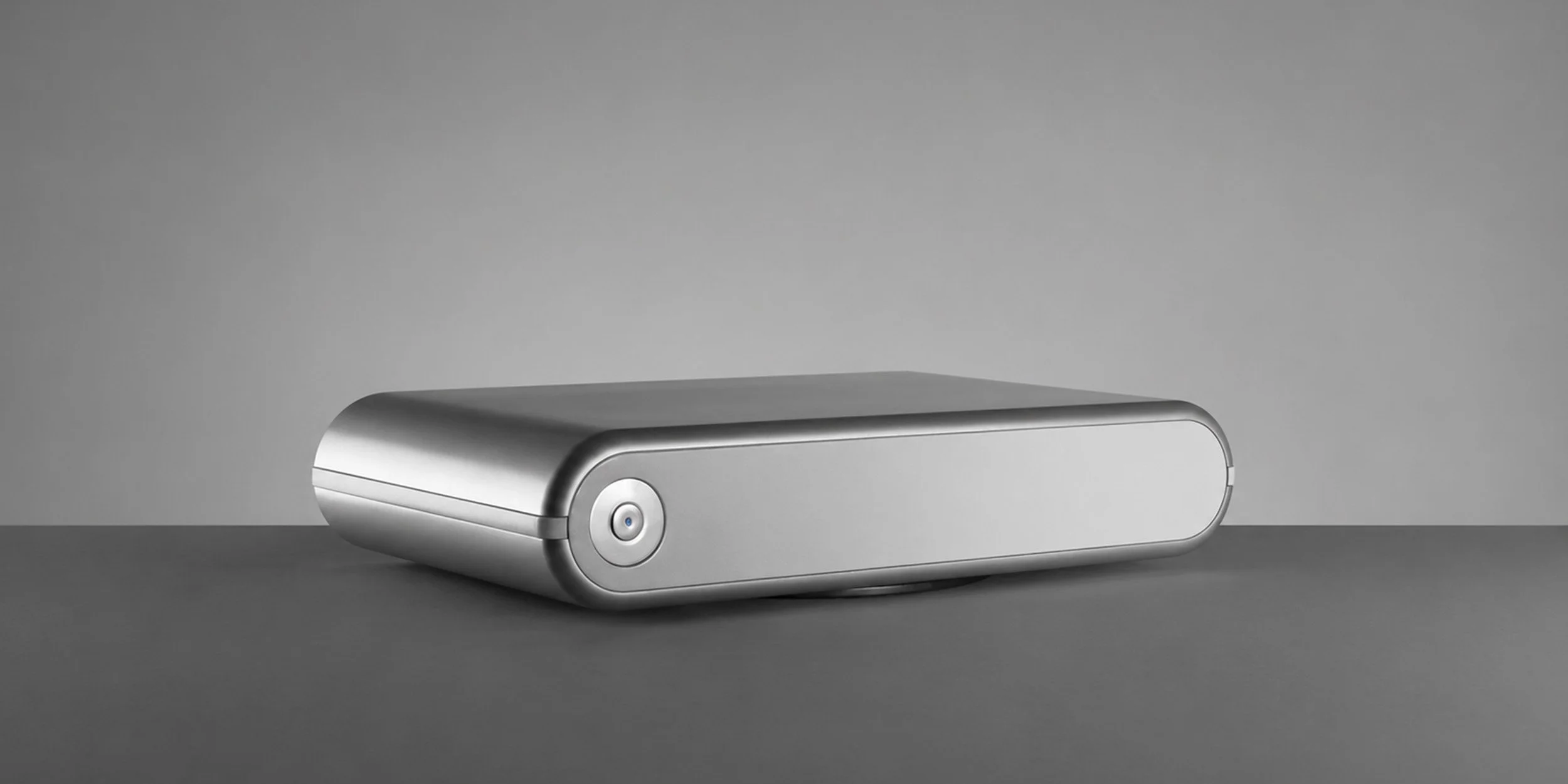 Tutondo multiroom audio hub showing the central unit that connects home sound systems and distributes audio across living rooms, bedrooms, and multiple interior spaces.