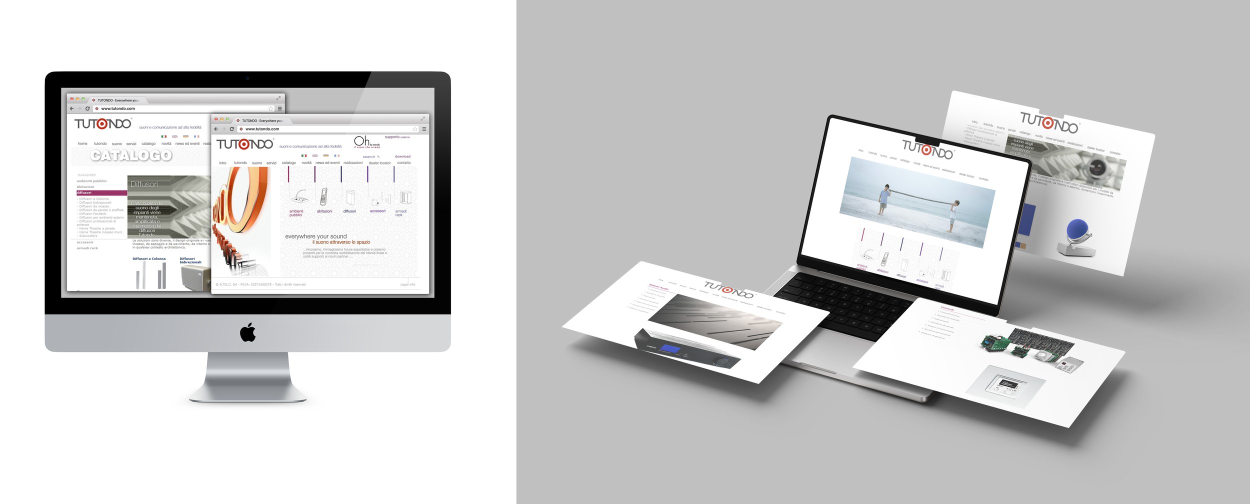 Tutondo website design shown across website platforms.