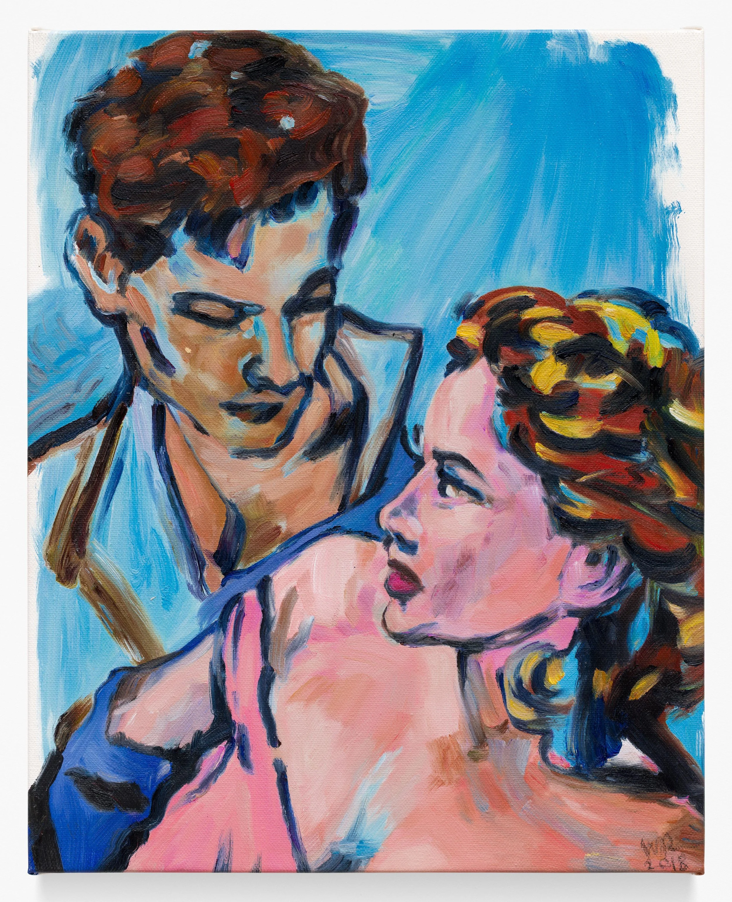 Untitled (Blue Couple)