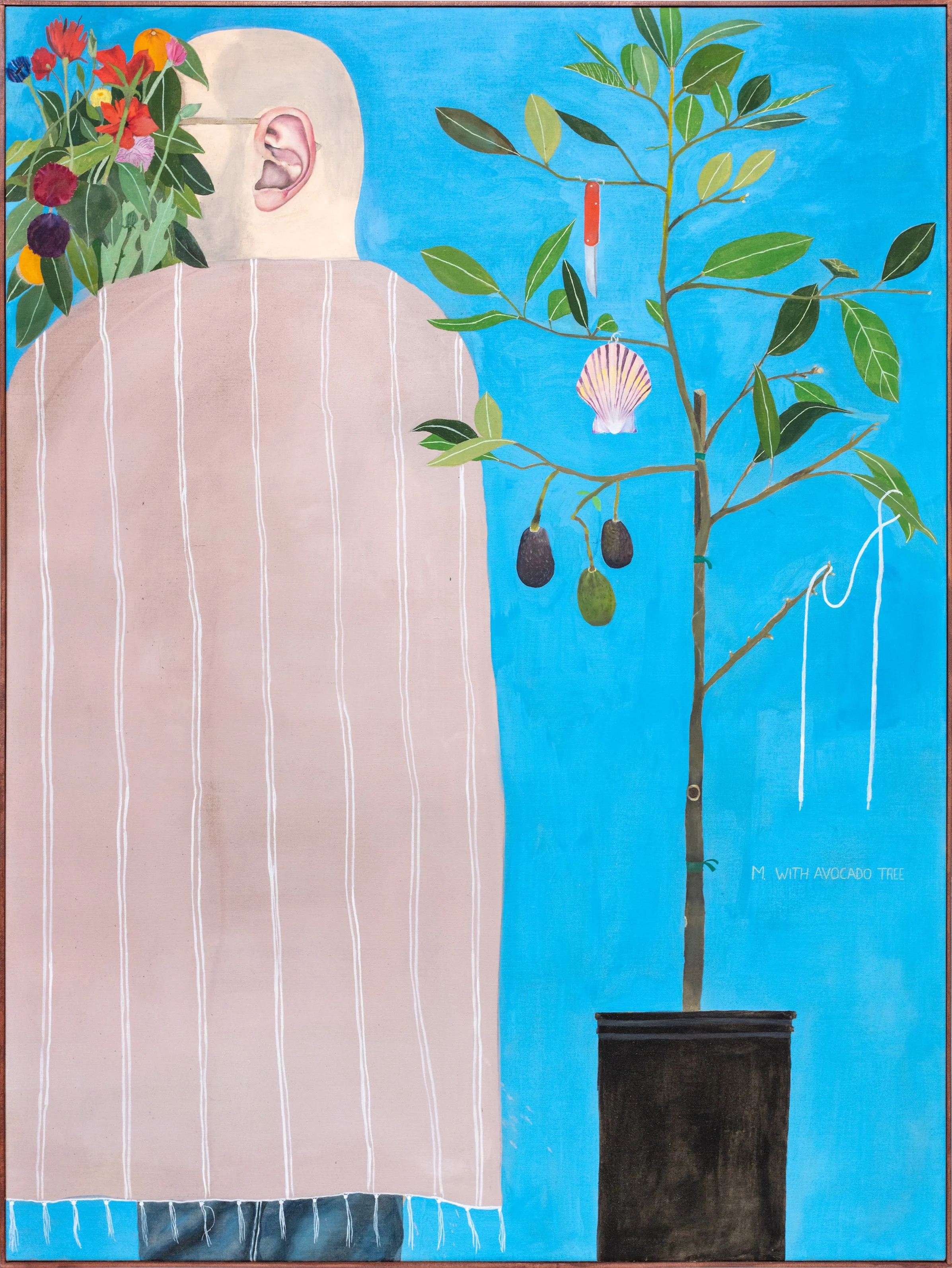Michael Hilsman: “M. With Avocado Tree”