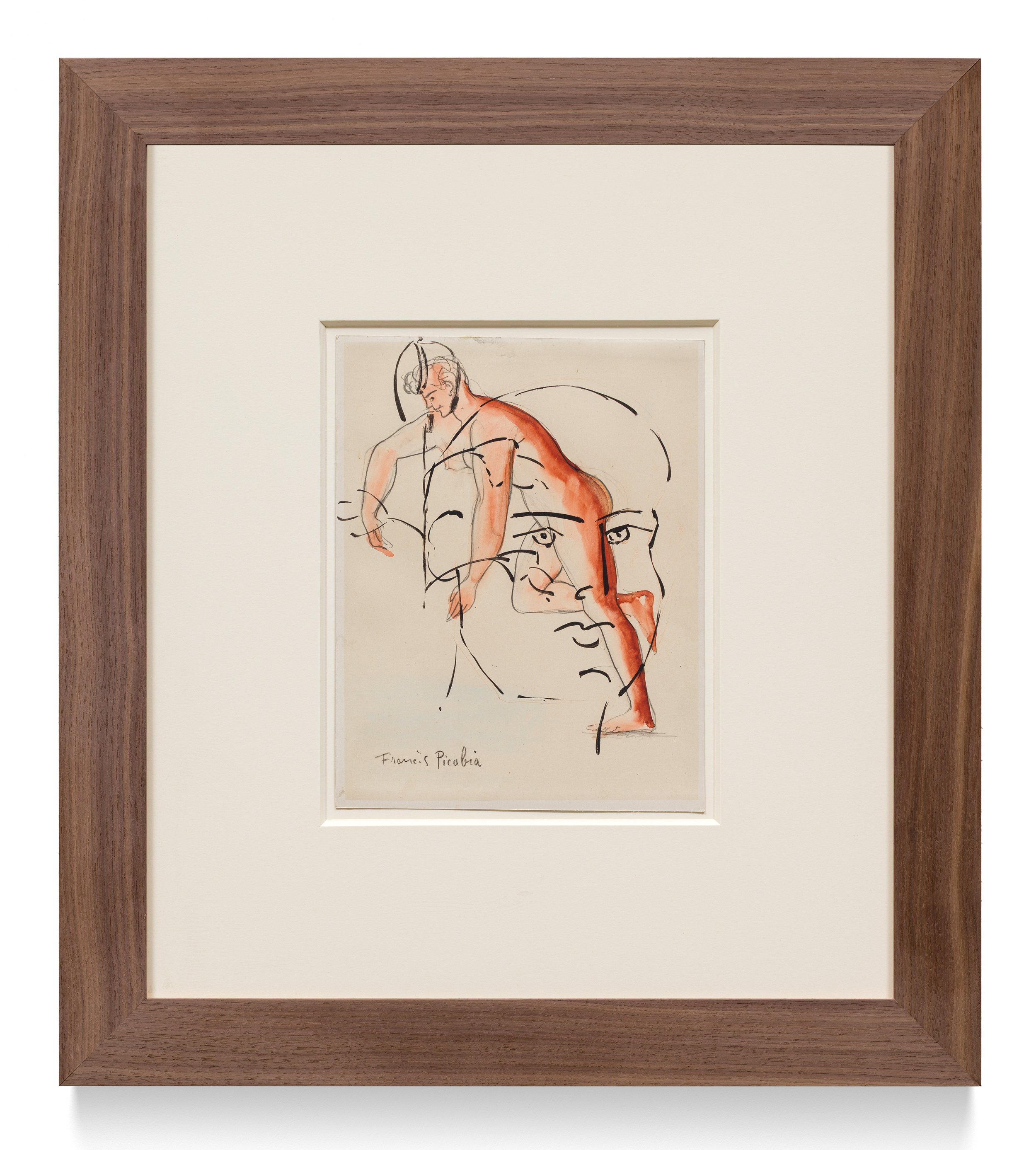 Untitled (transparence, visage femme et fleur)