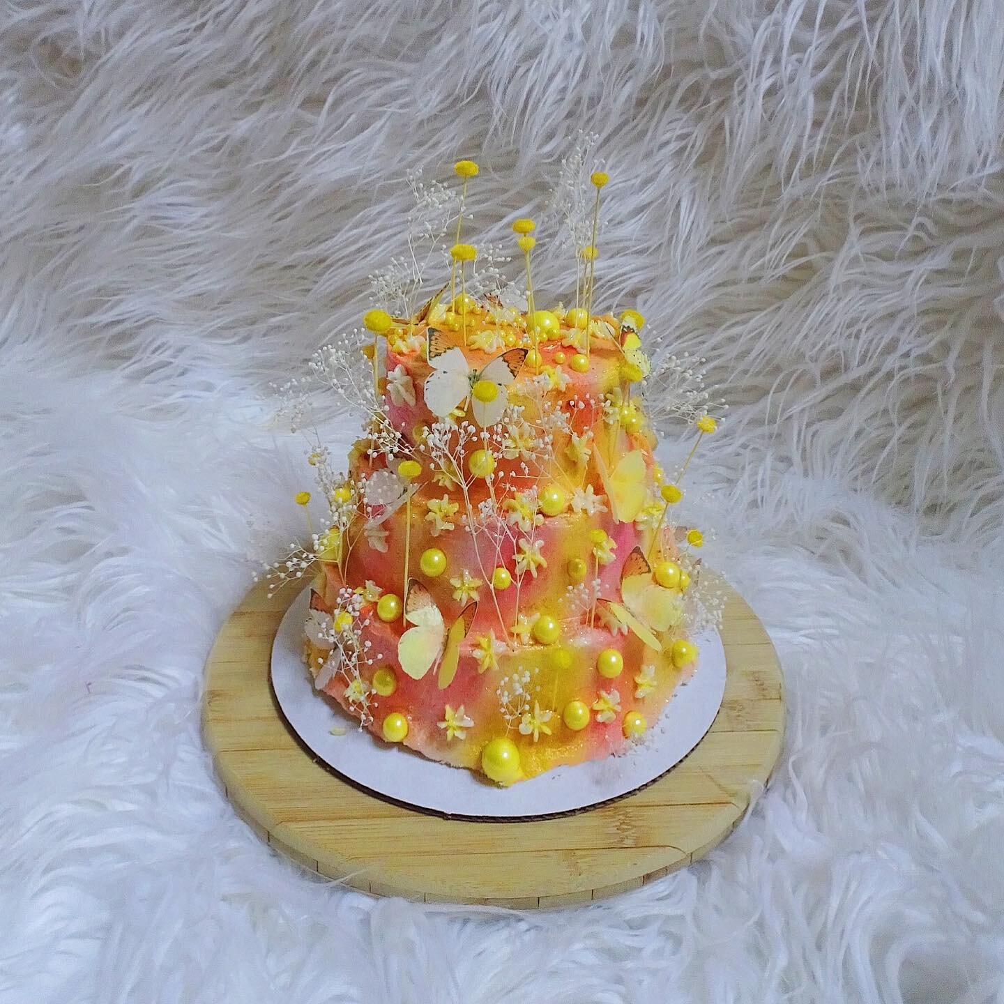 💛✨🍋💛✨🍋💛☺️🍋🐇🥂🍰✨ mini funfetti &amp; vanilllaaaaa cake 

#cake #cakedecorating #cakes #birthdaycake #chocolate #food #dessert #cakesofinstagram #birthday #cakedesign #instafood #baking #foodporn #yummy #cakestagram #homemade #love #sweet #inst