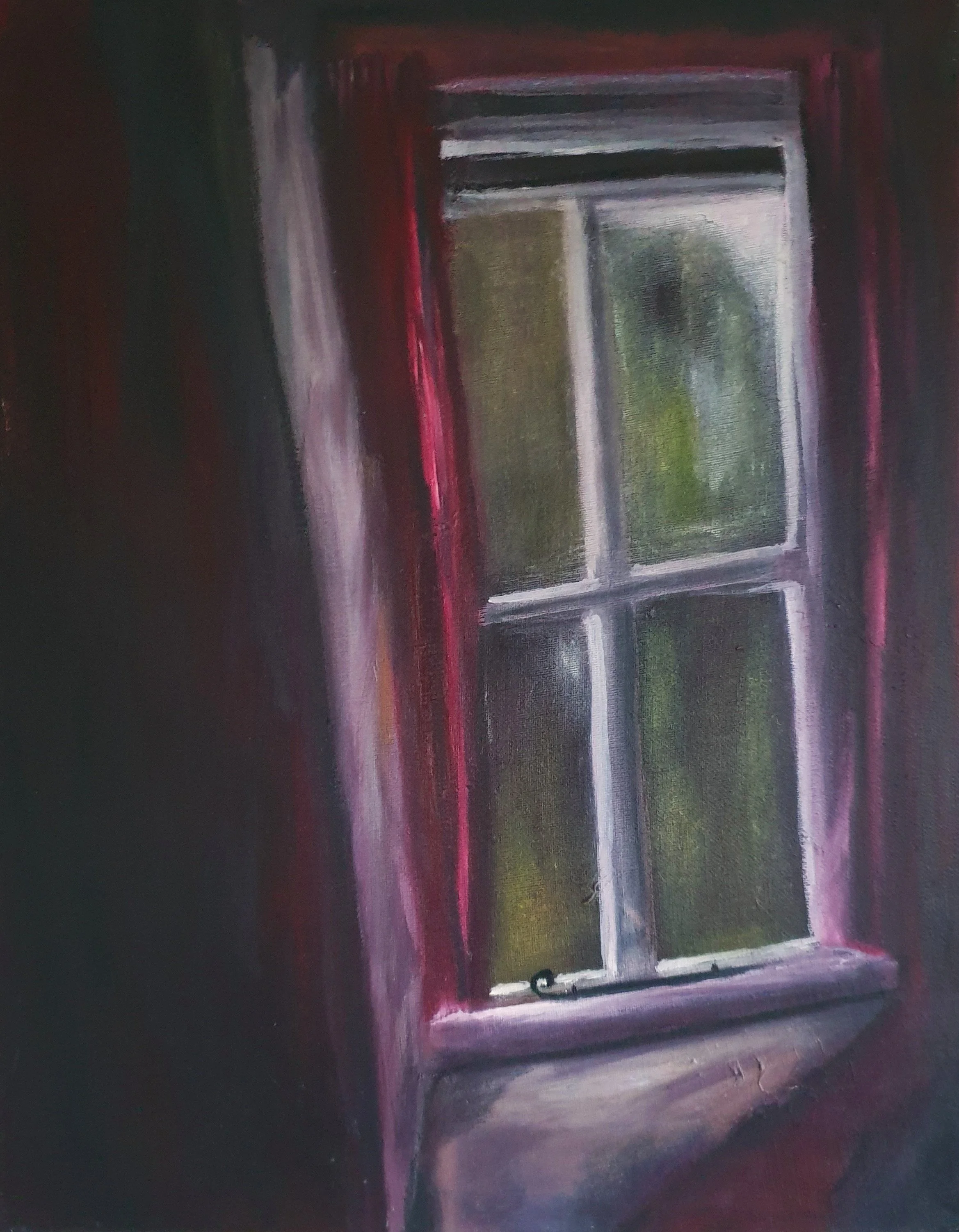 Bedroom Window
Oil on Canvas
18"x14