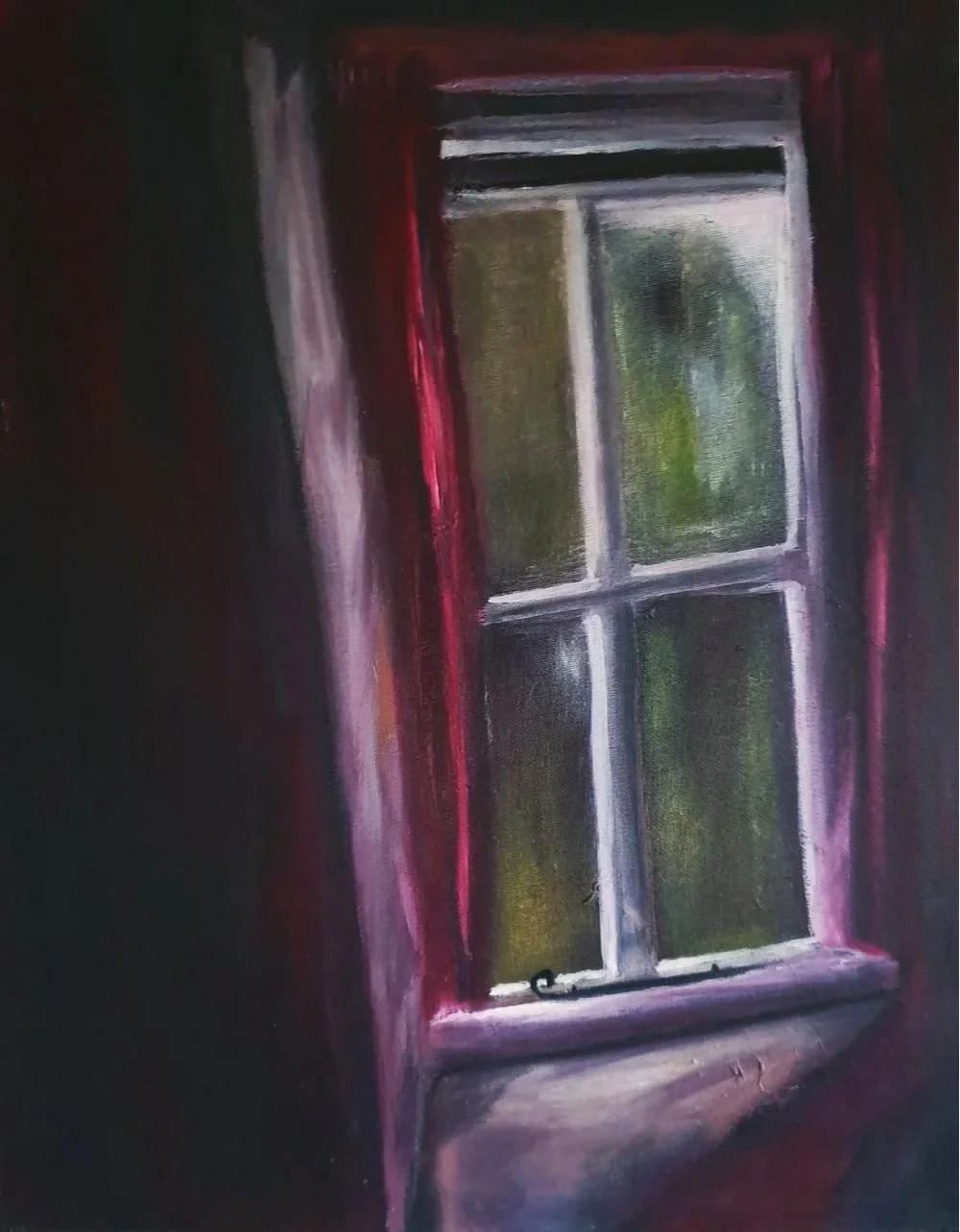 Bedroom Window
Oil on Canvas
18"x14"