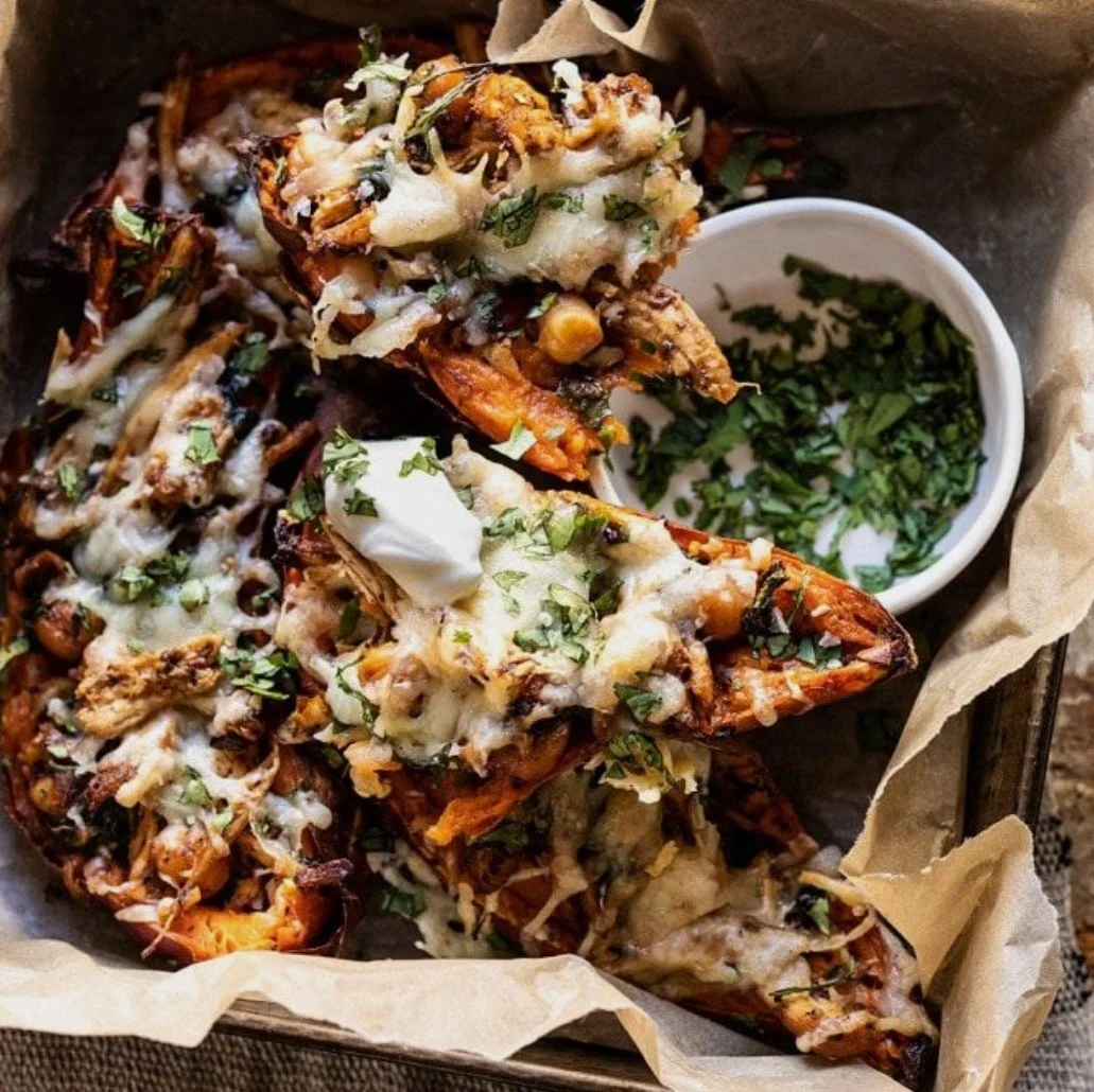 Healthy Sweet Potato Skins