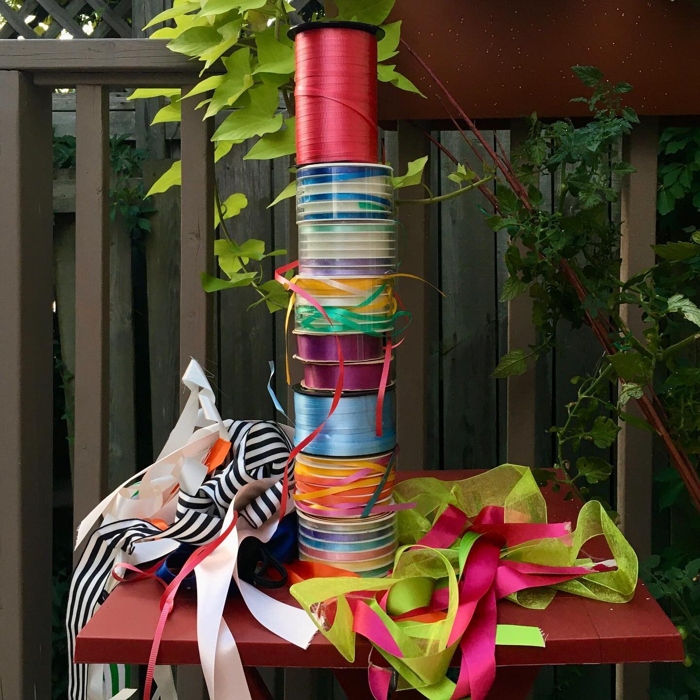 Wow, look at this feast of colour! - a recent donation of ribbons to the #netofconnection 
💝💚💝💜💝💙💝

#thankyou #thenetproject #donation #collaboration #connection #ribbons #colour #netmaking #summercolours #network #fibreart #recycledart #net