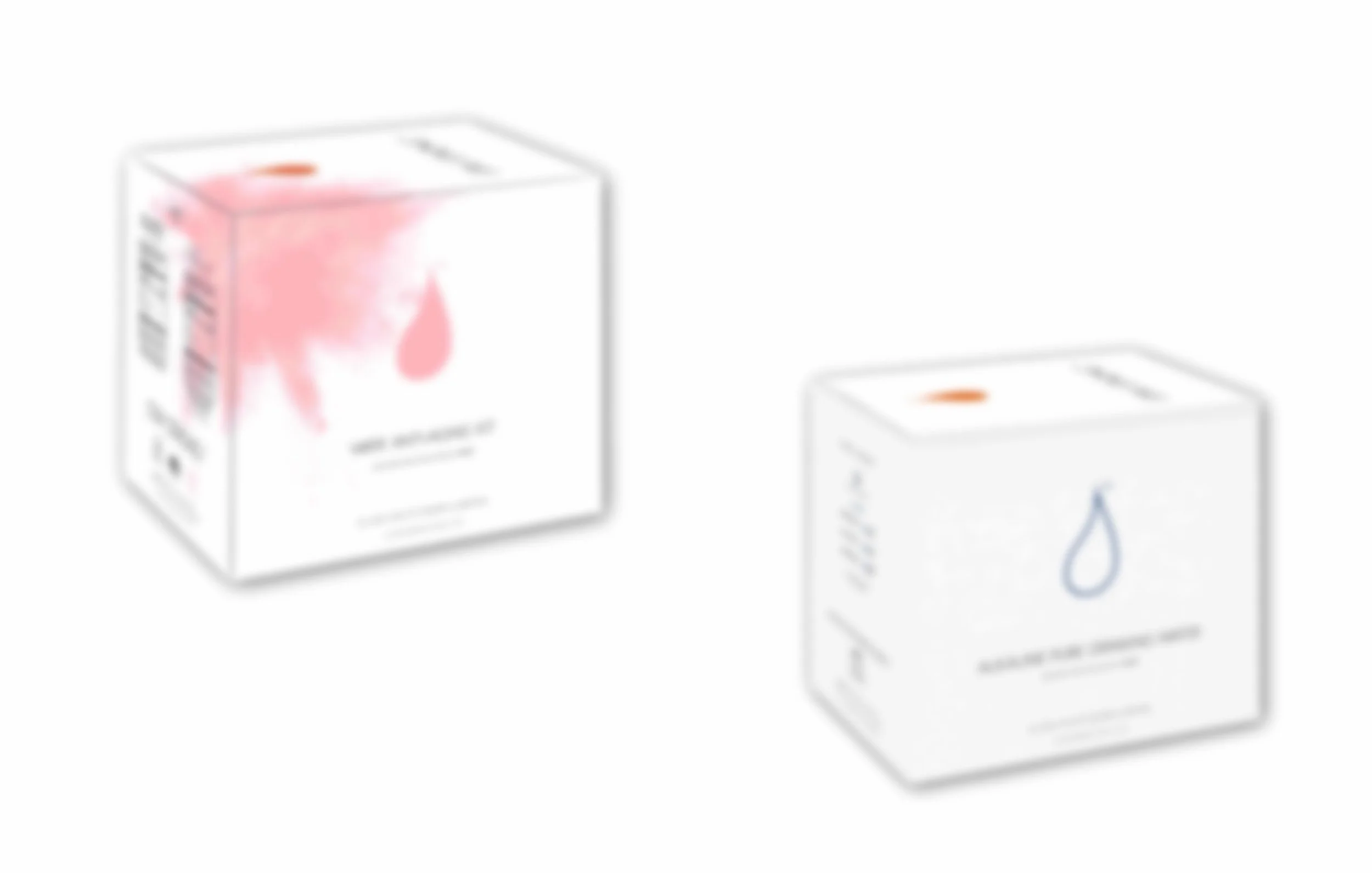 [BLURRED DUE TO NDA] 
12-pack boxes containing a health beverage.