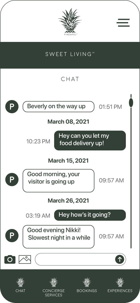 Chat screen.