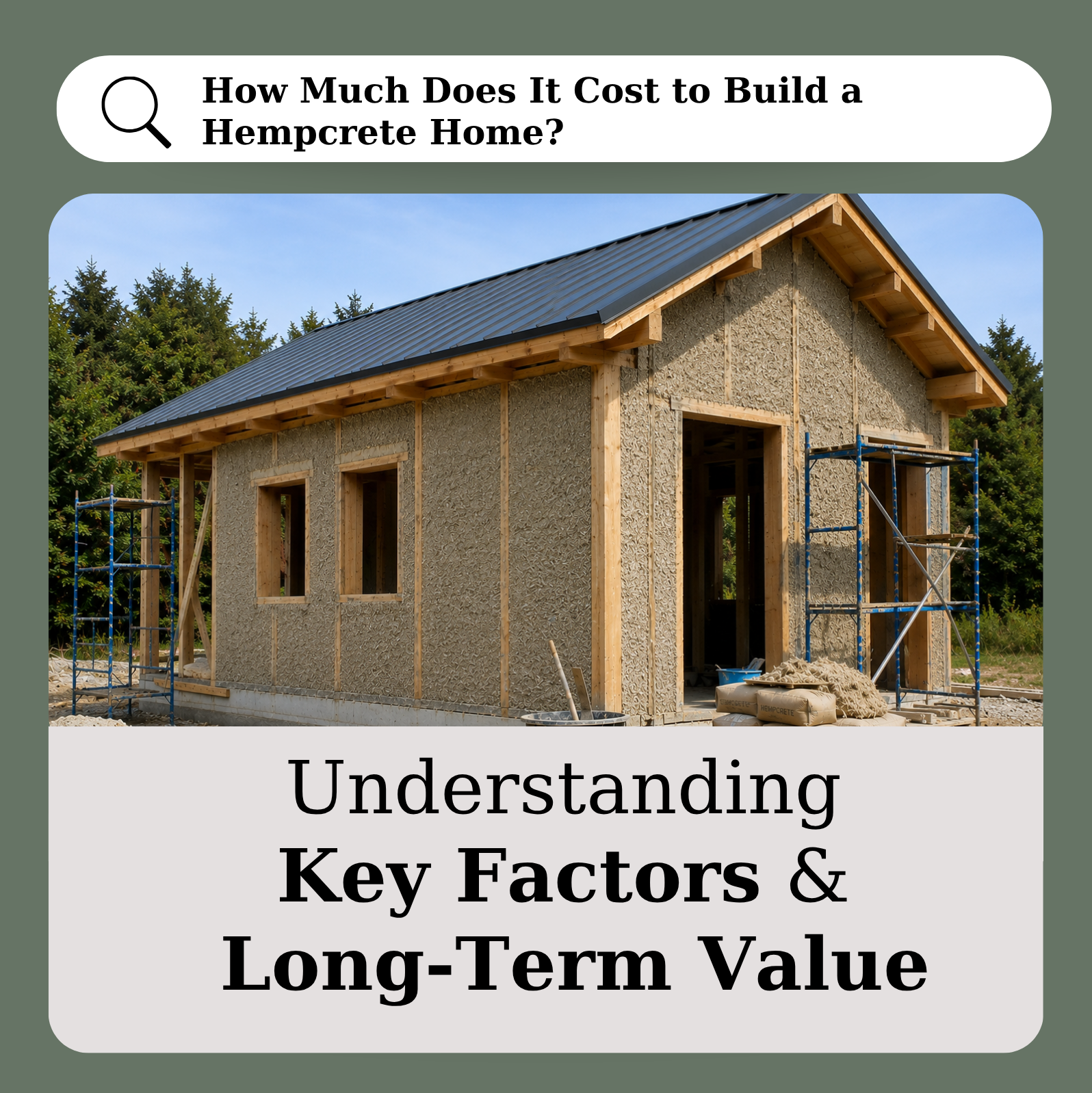 How Much Does a Hempcrete Home Cost? 