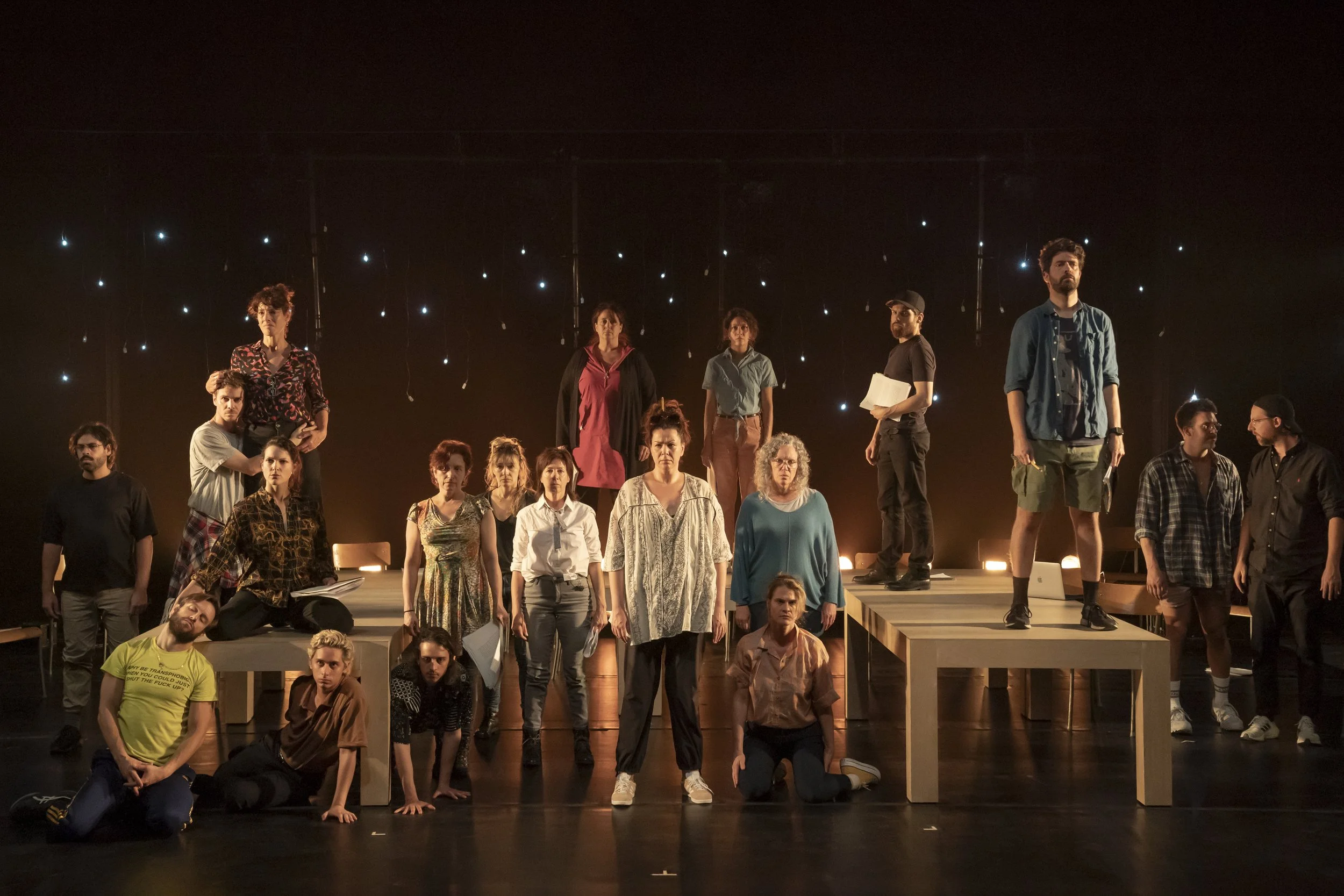 La traversée du siècle . Mise en scène d'Alice Ronfard . Centre du Théâtre d'Aujourd'hui . 2023