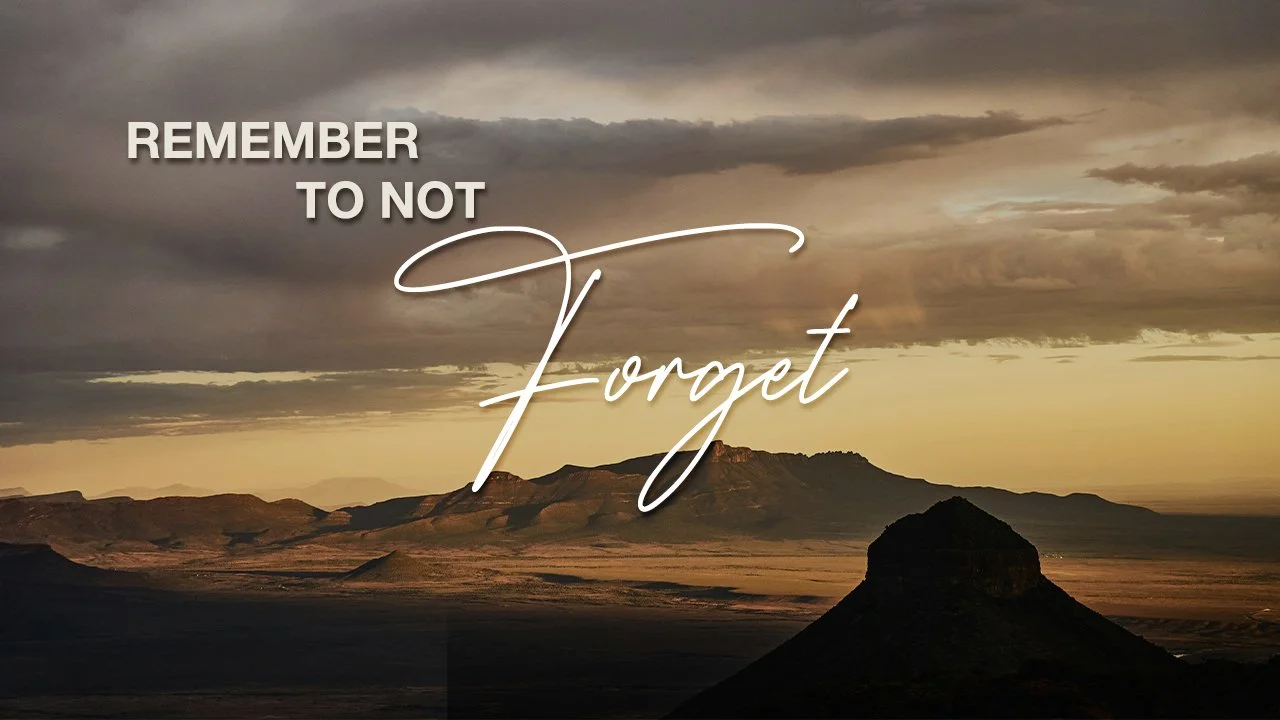 Remember To Not Forget