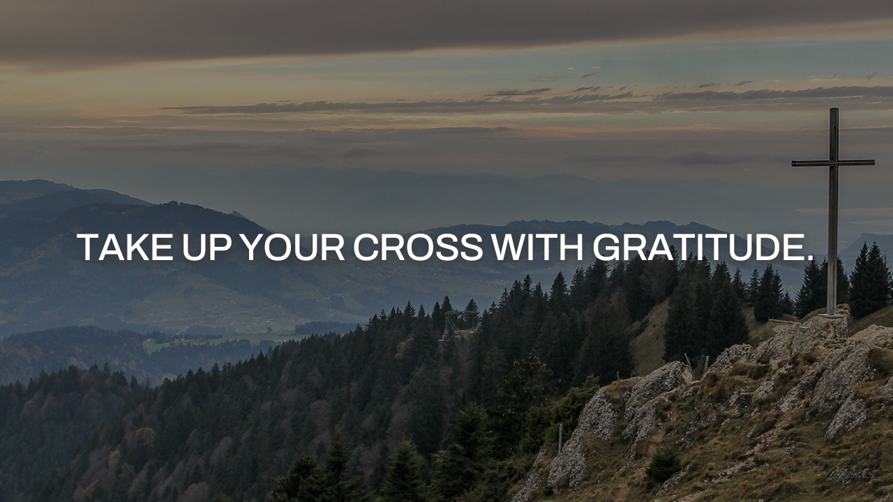 Take Up Your Cross With Gratitude