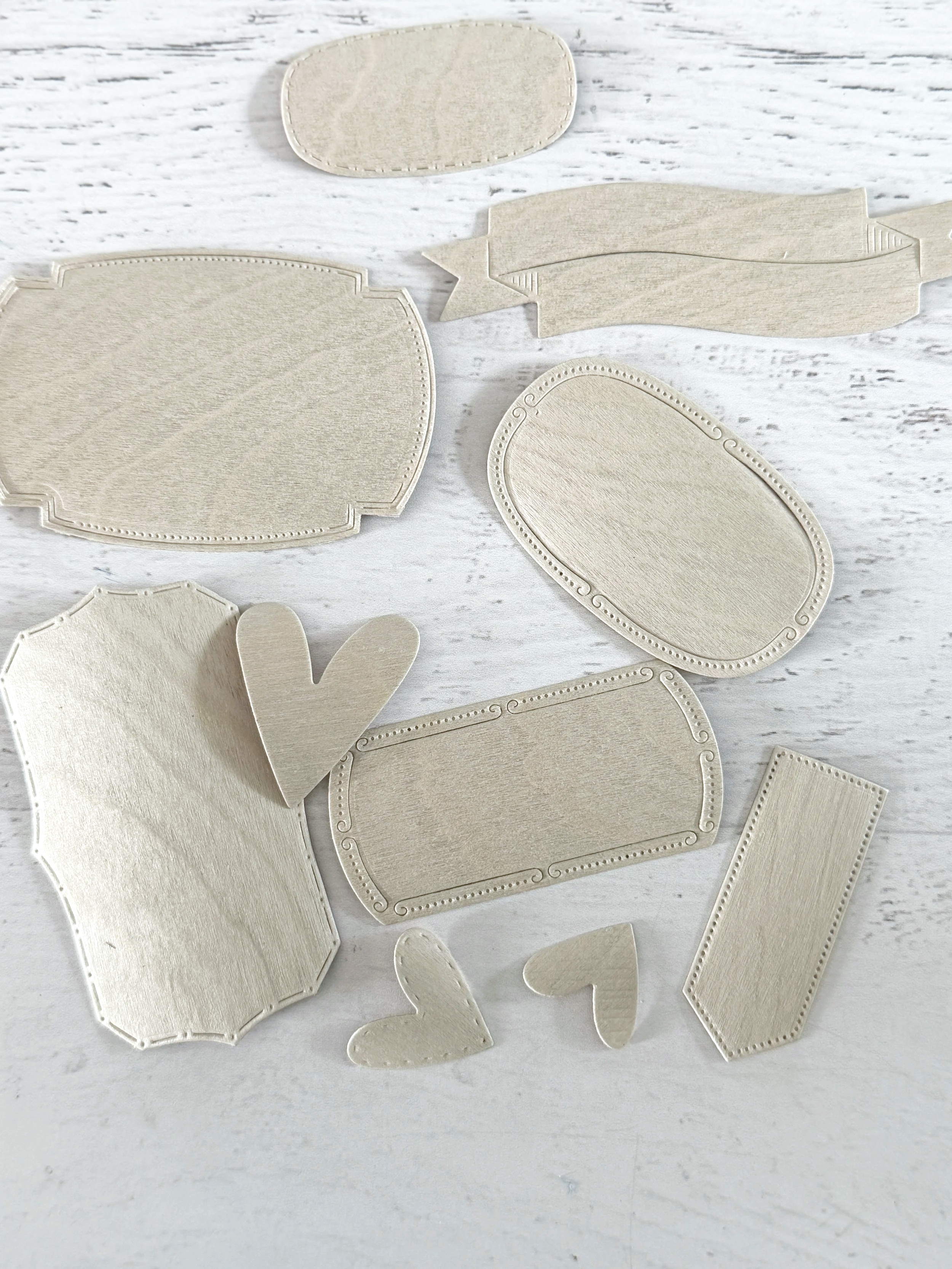 Layering Shapes: Color POP Wood