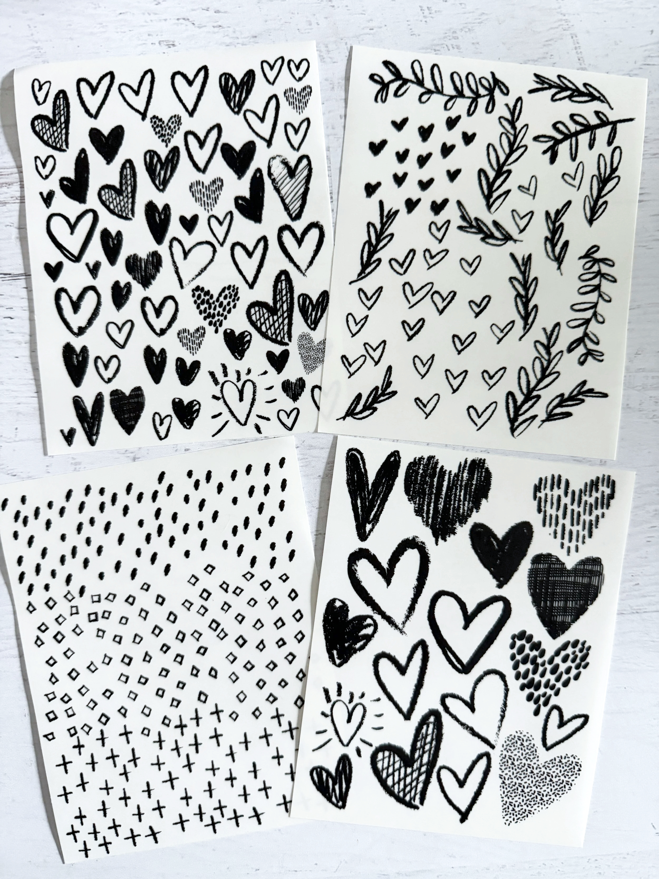 Sketchy Doodles Sticker Set 1